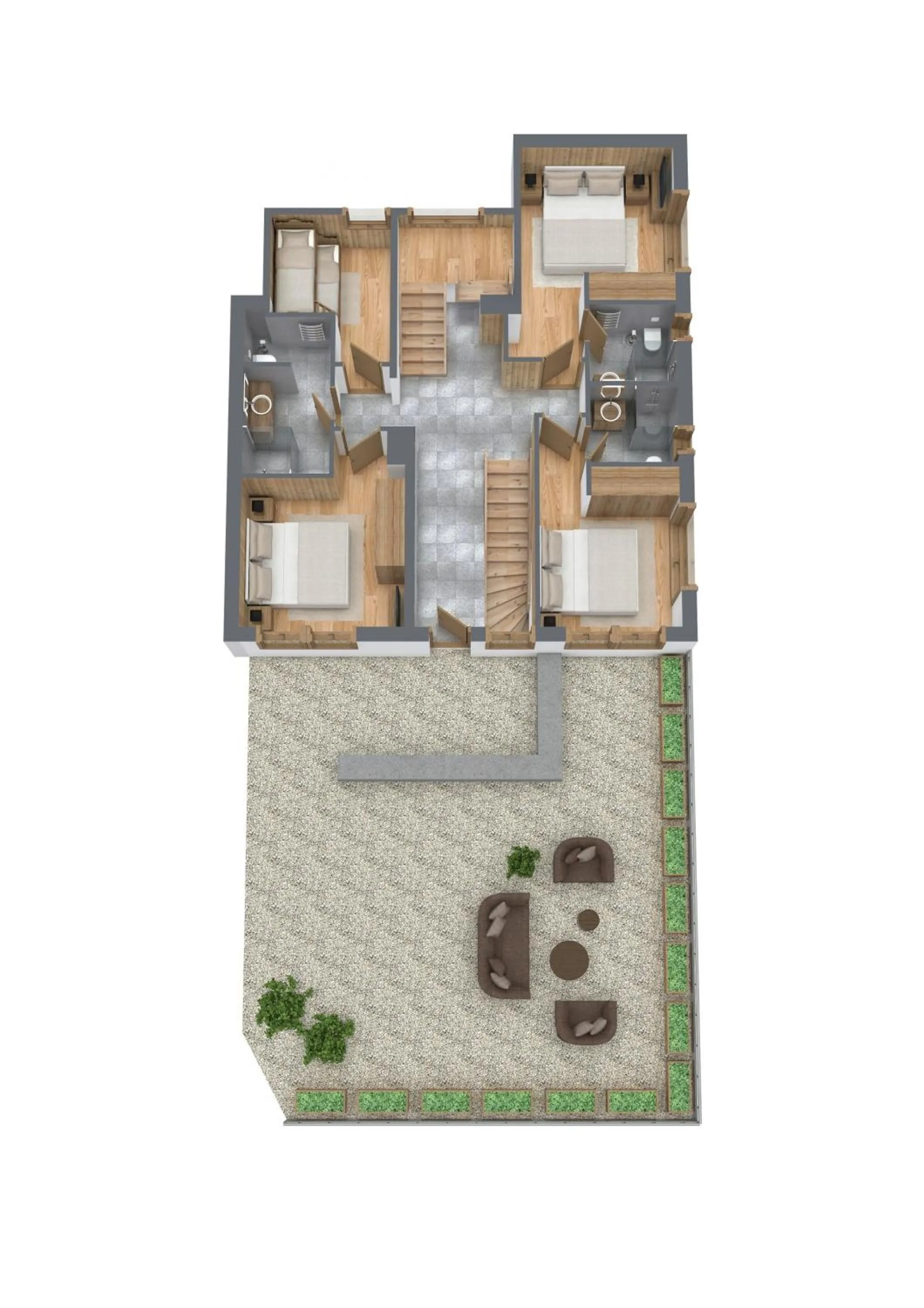 Floor plan in Leni Mountain Chalet