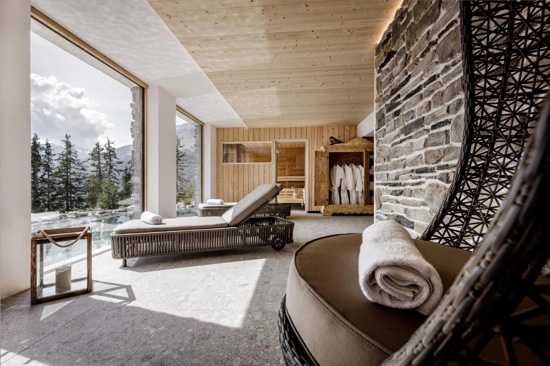 Sauna in Leni Mountain Chalet