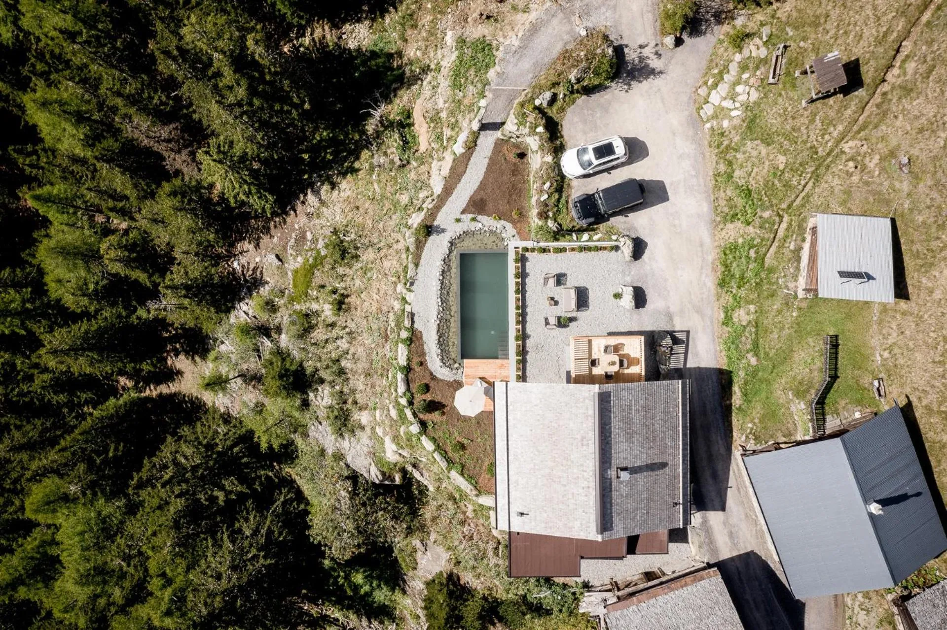 Day in Leni Mountain Chalet