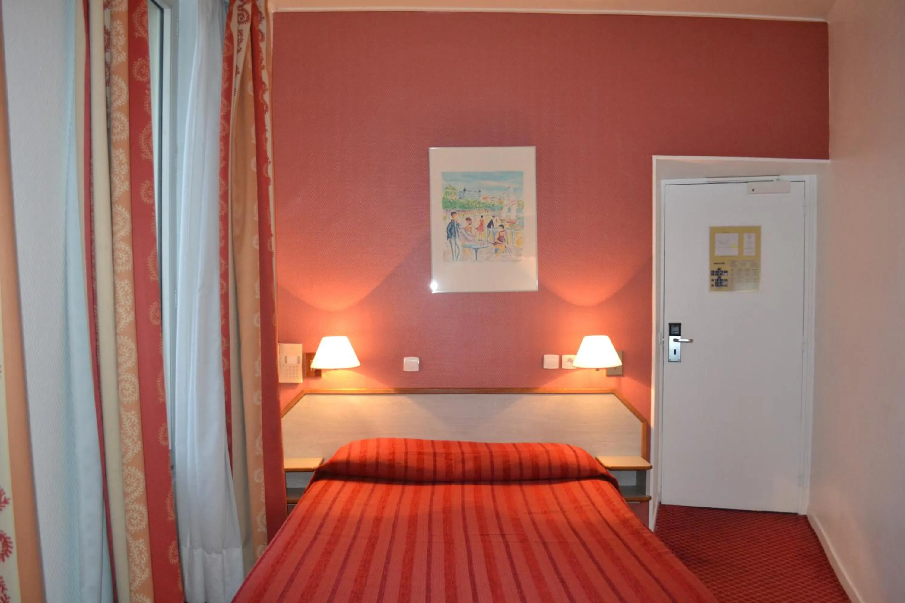 Bed in Hotel William's Opera