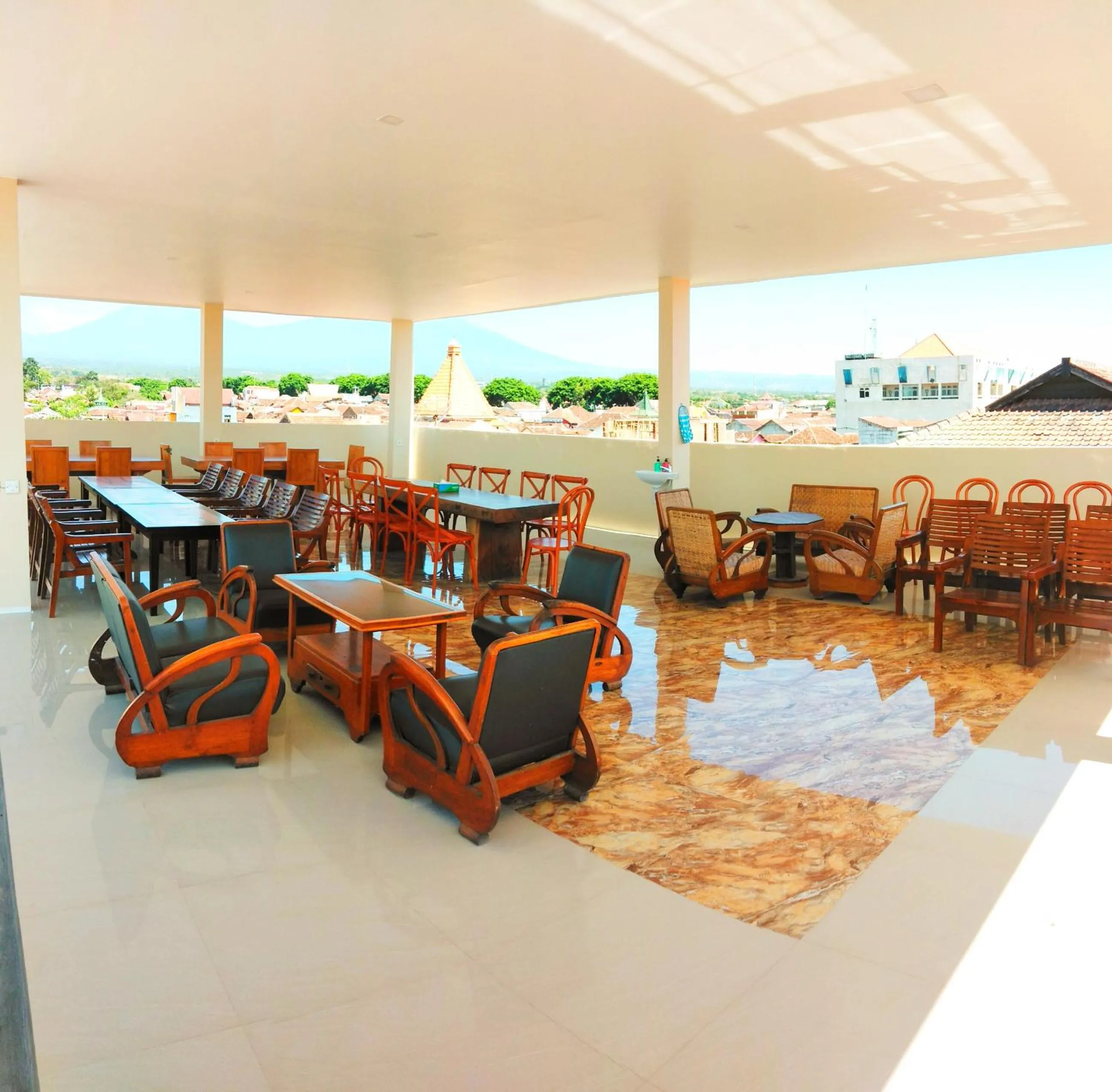 Patio in Bluefire Homestay Syariah