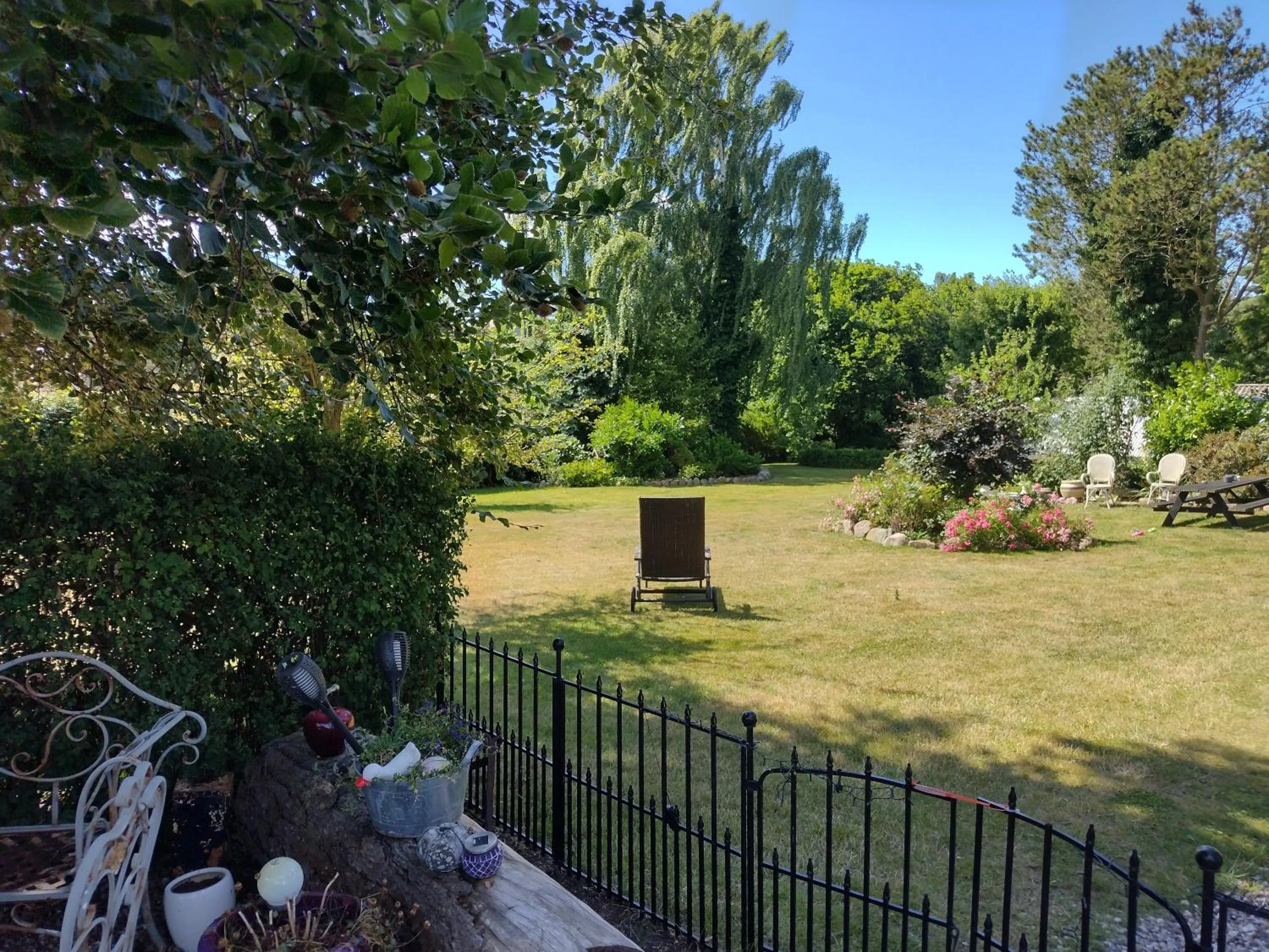 Garden view in Den Gamle Apotekergaard