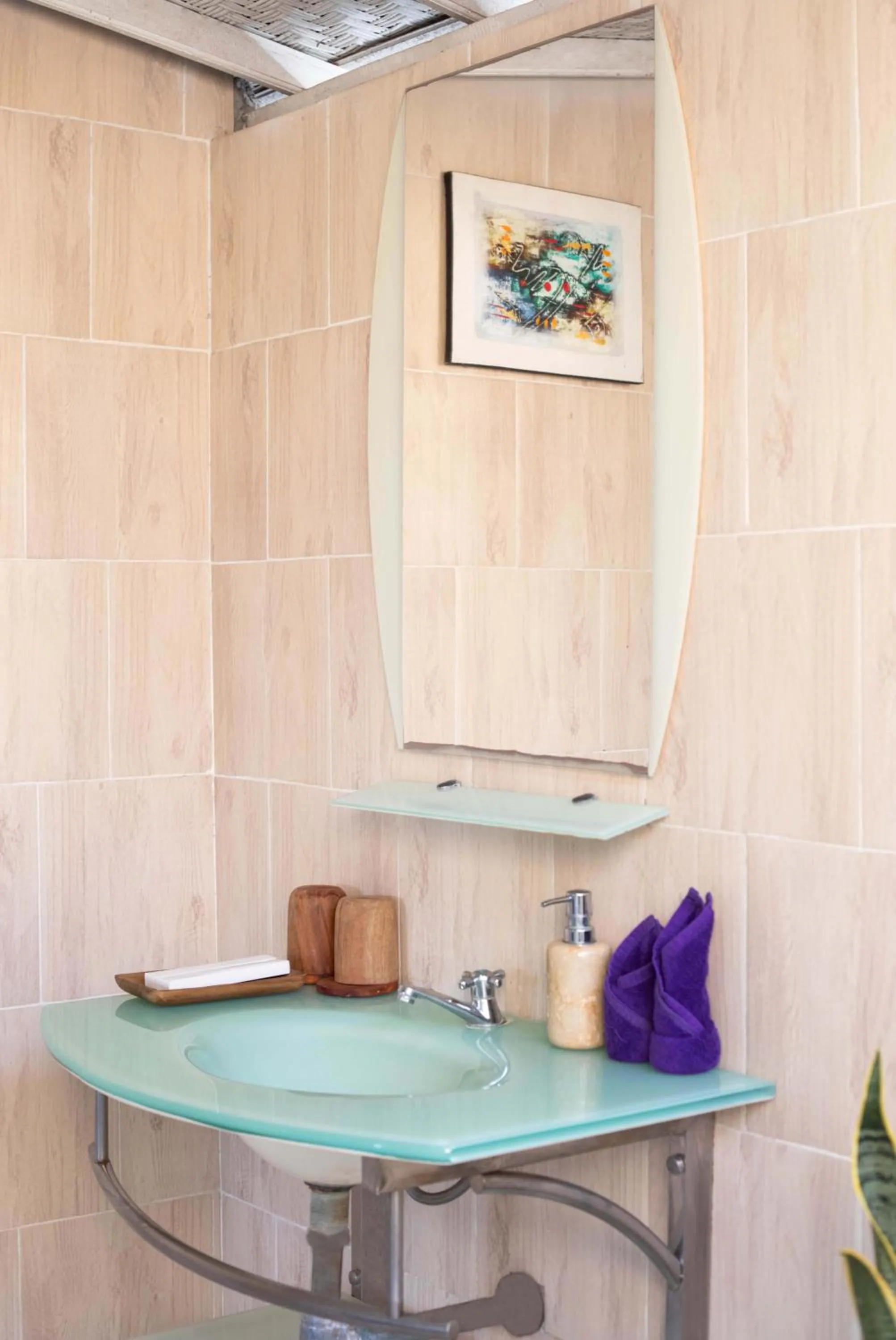 Bathroom in Akusara Jungle Resort And Spa