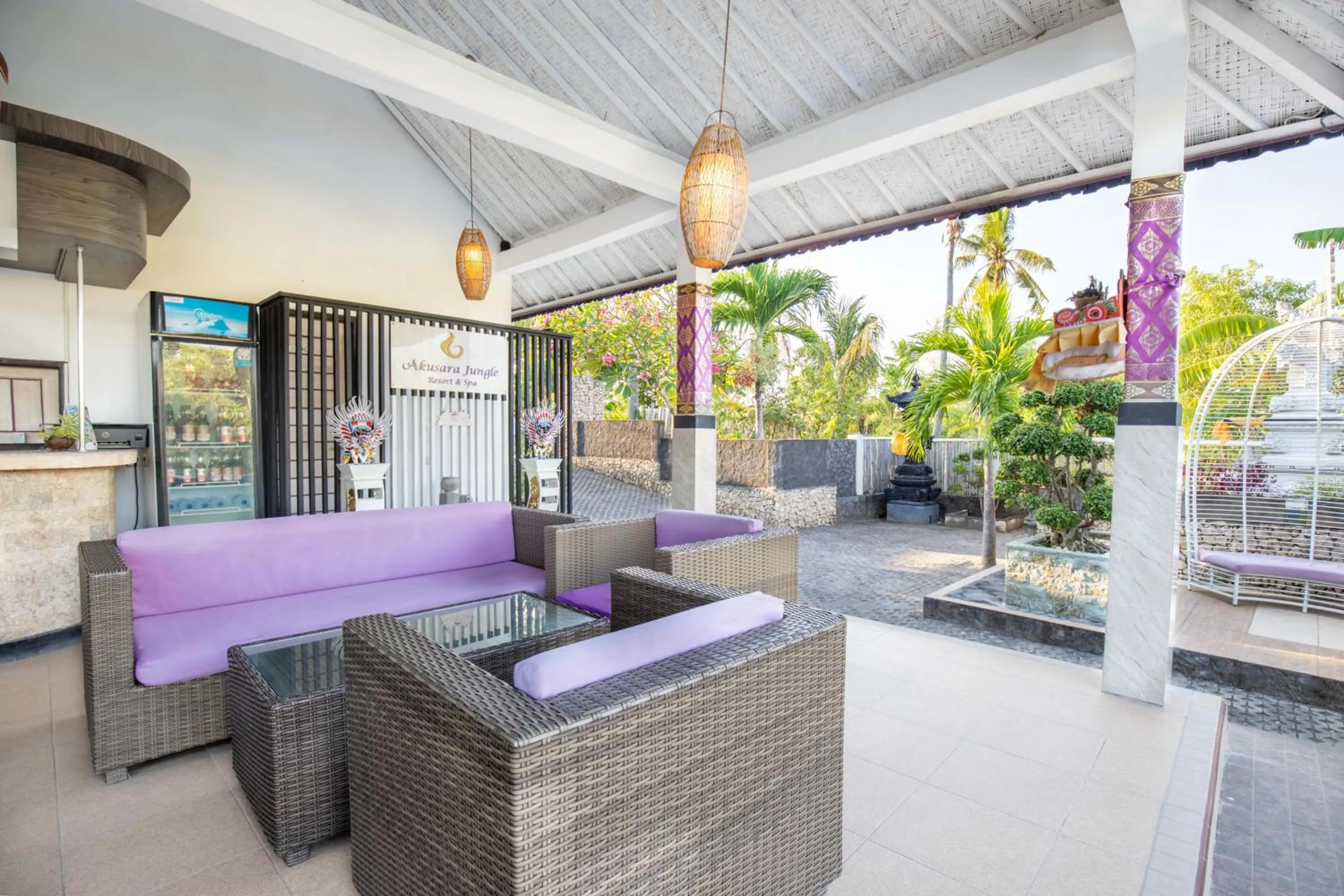 Lobby or reception in Akusara Jungle Resort And Spa