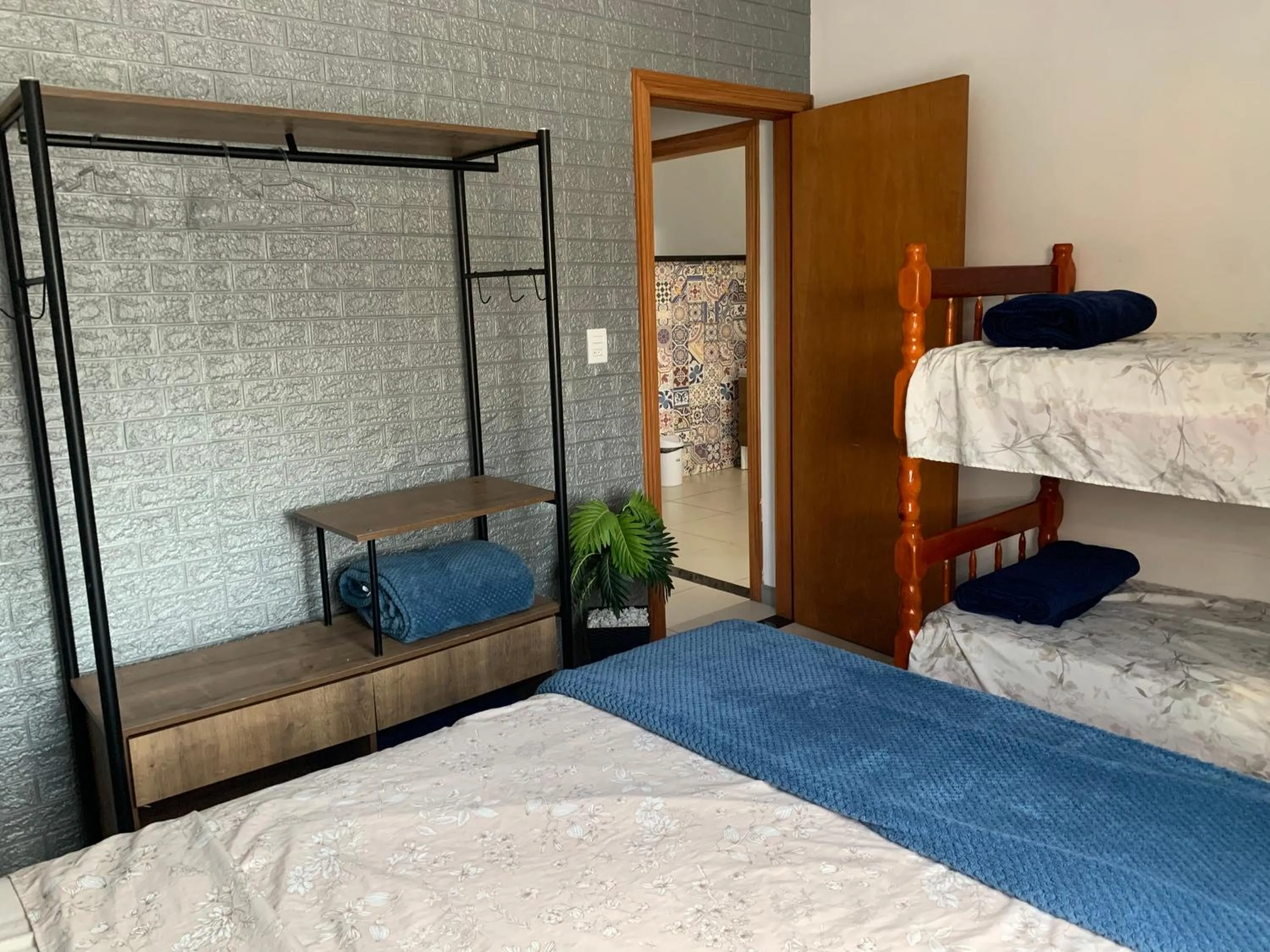 Bed in Casa do Lago - Condomínio de Casas para aluguel diário e de Temporada