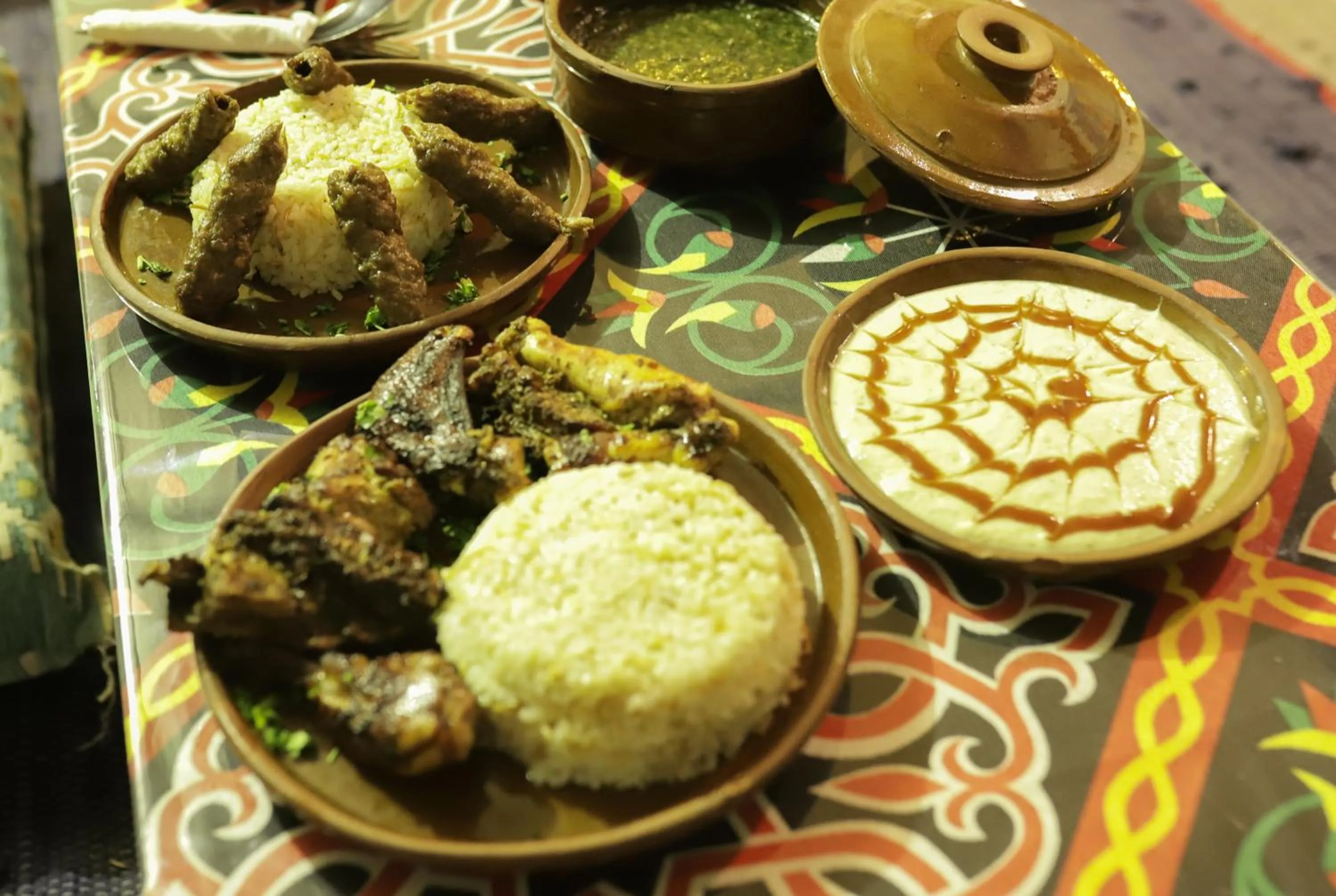 Food and drinks in Opal privat nubian hotel