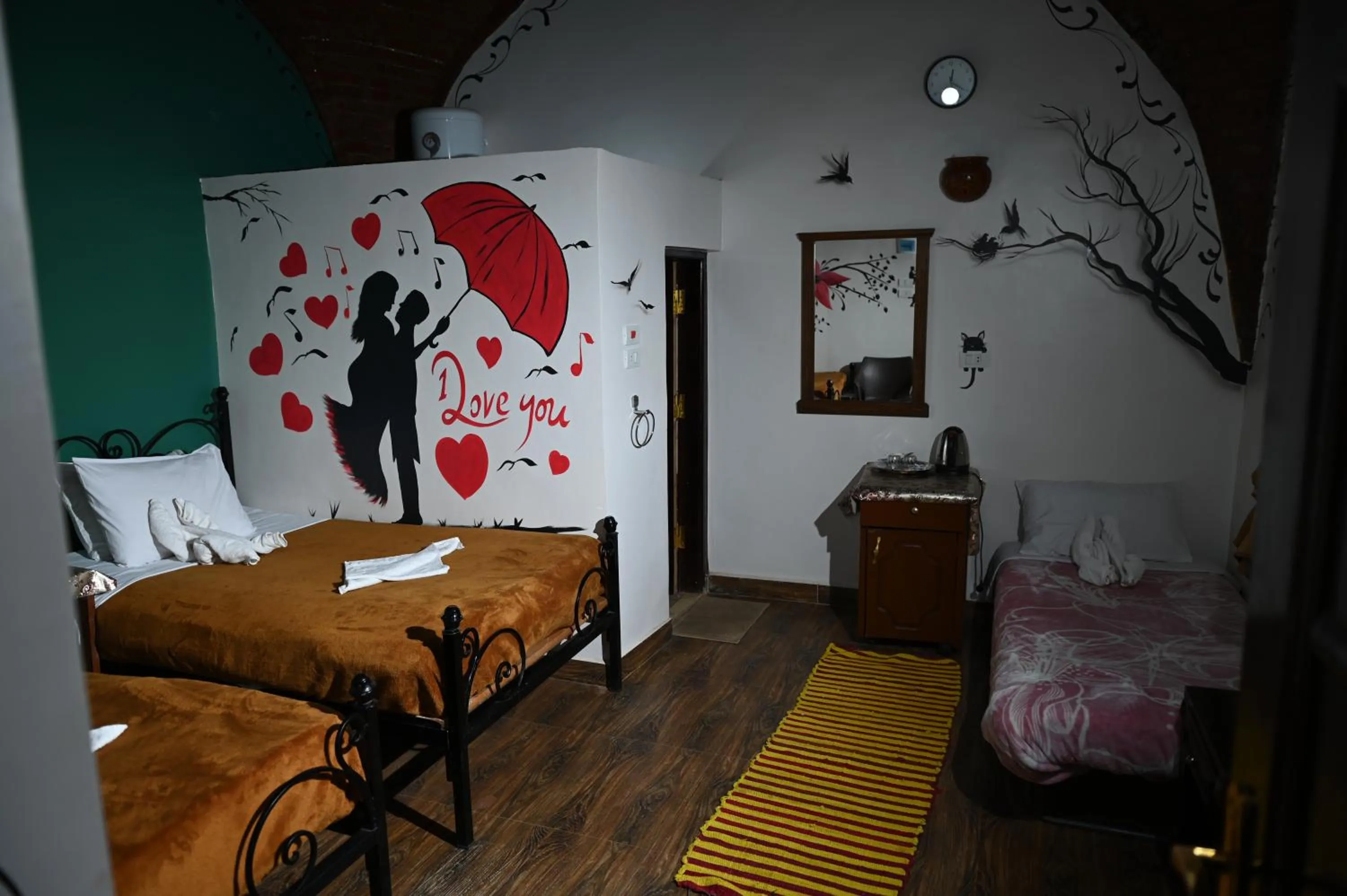 Bed in Opal privat nubian hotel