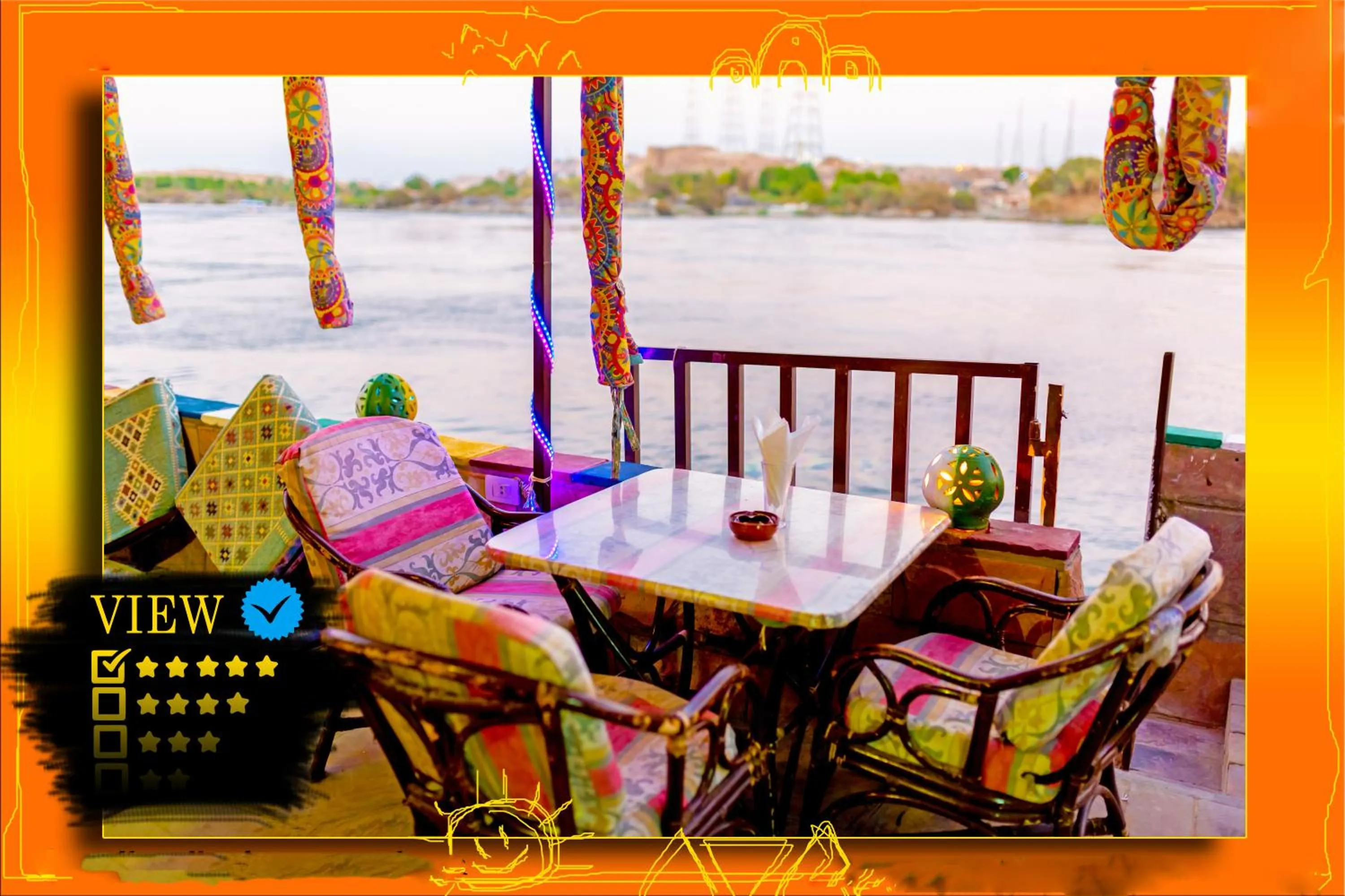 Restaurant/places to eat in Opal privat nubian hotel