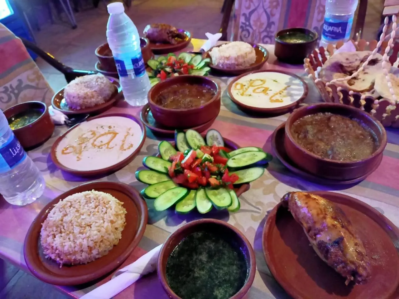 Food in Opal privat nubian hotel