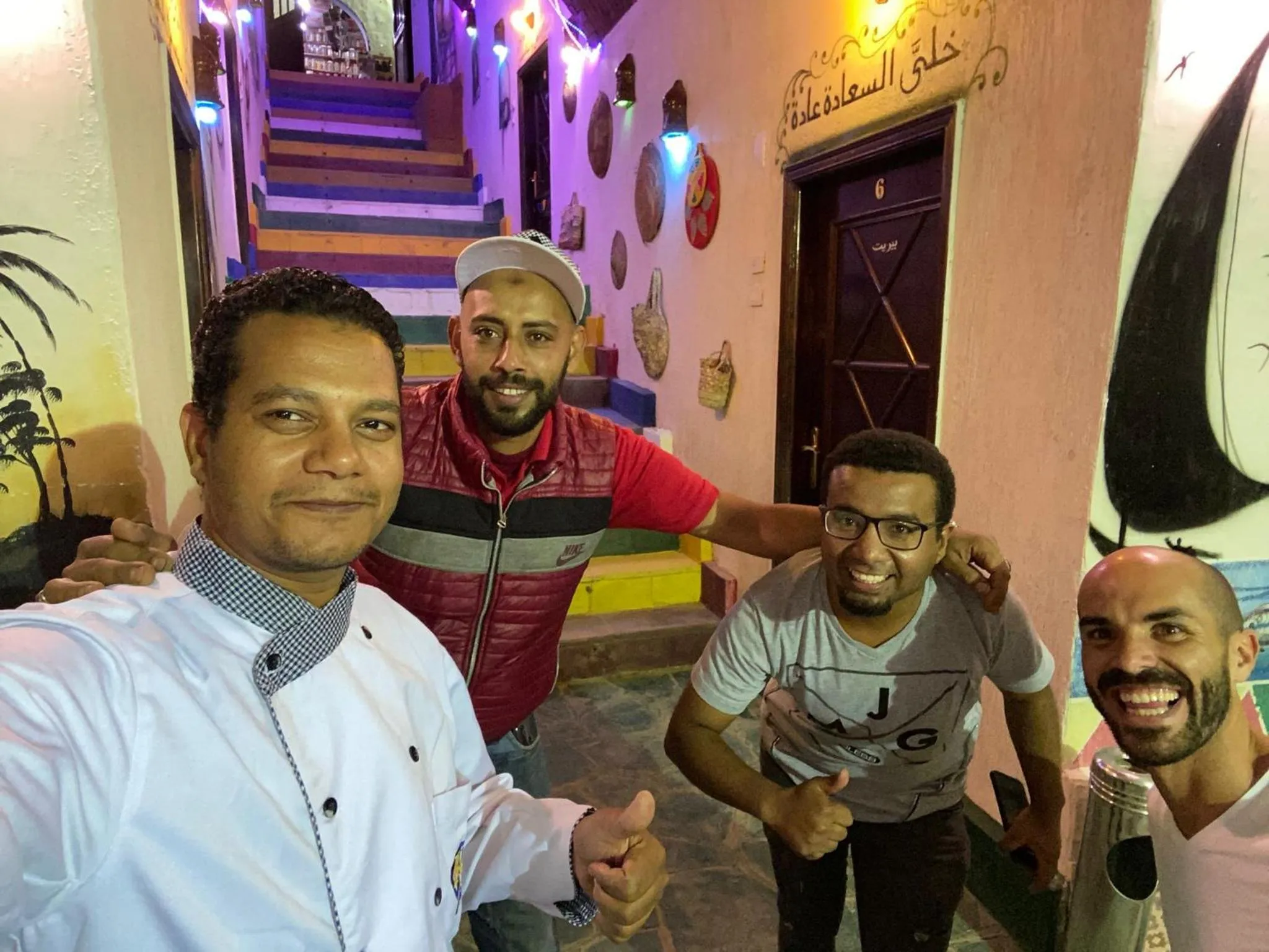 Staff in Opal privat nubian hotel