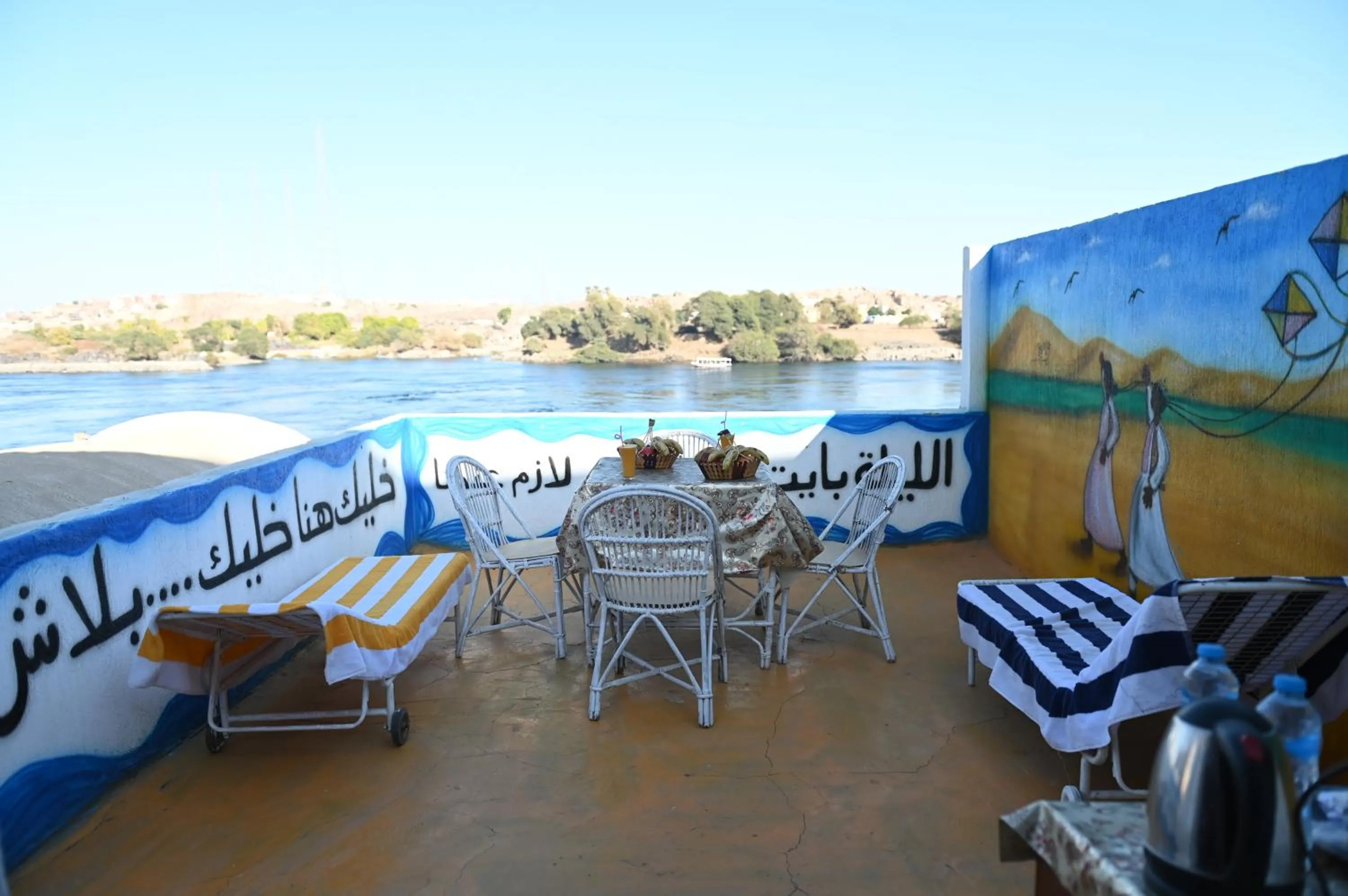 Balcony/Terrace in Opal privat nubian hotel