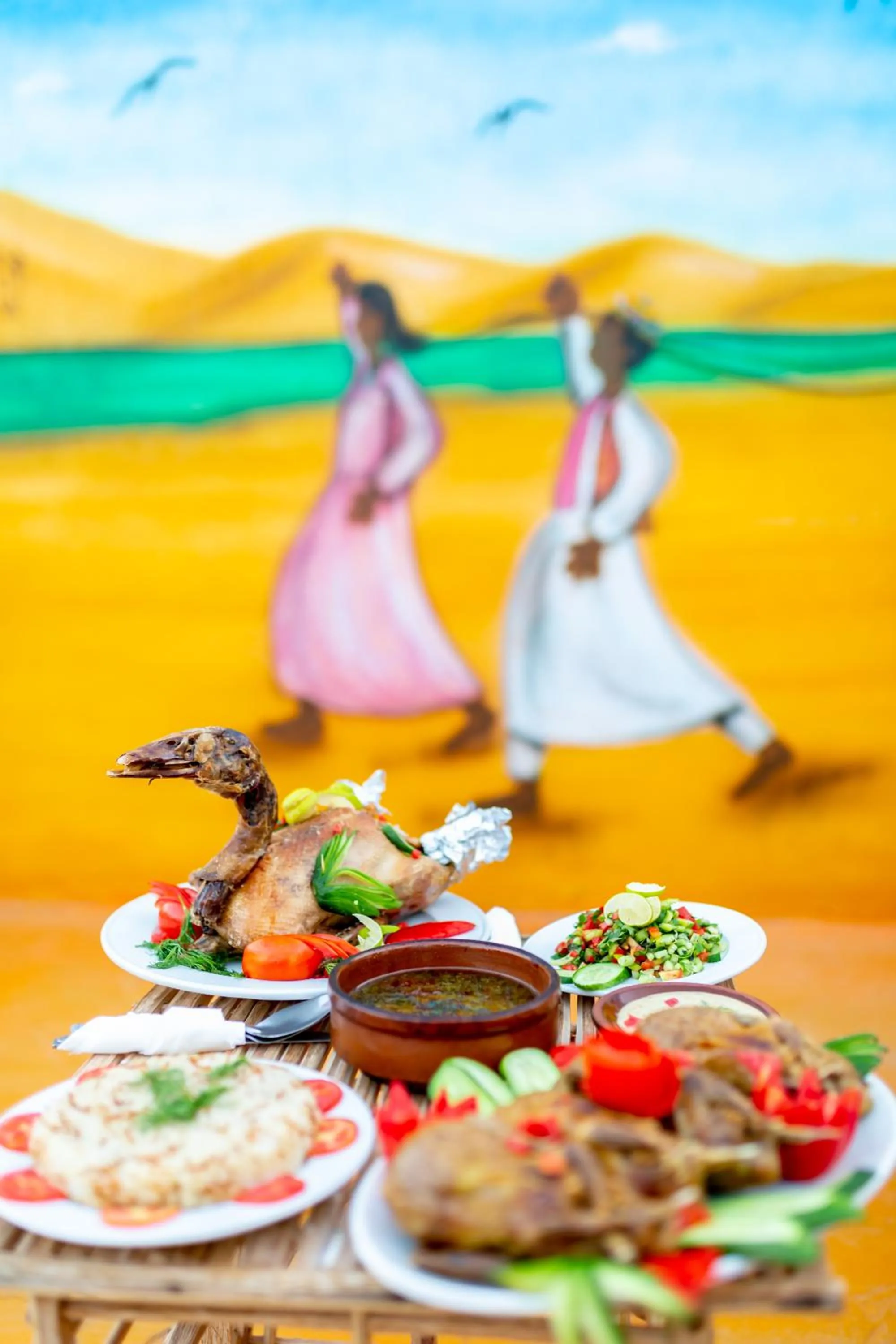 Food and drinks in Opal privat nubian hotel