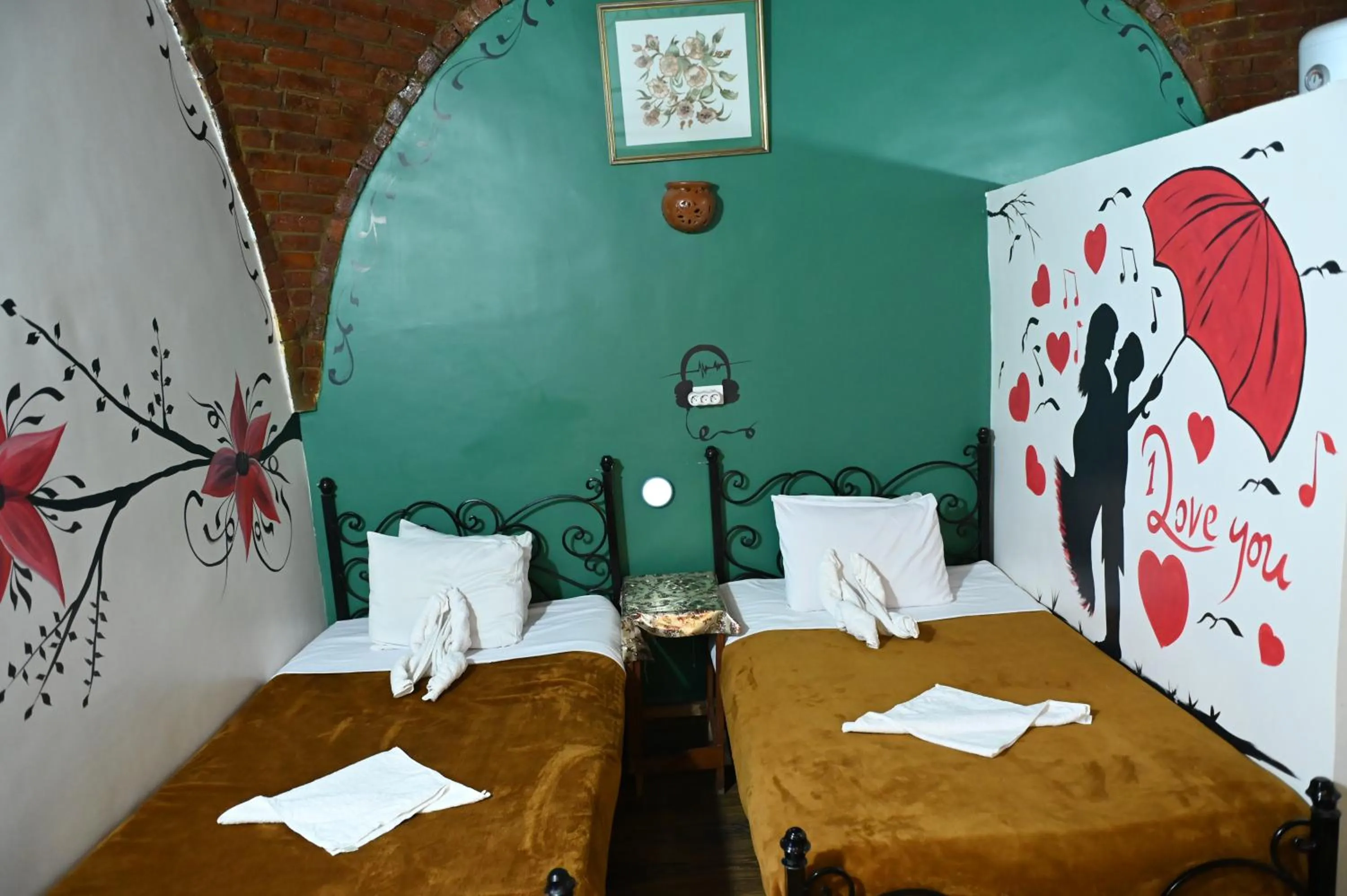 Bed in Opal privat nubian hotel