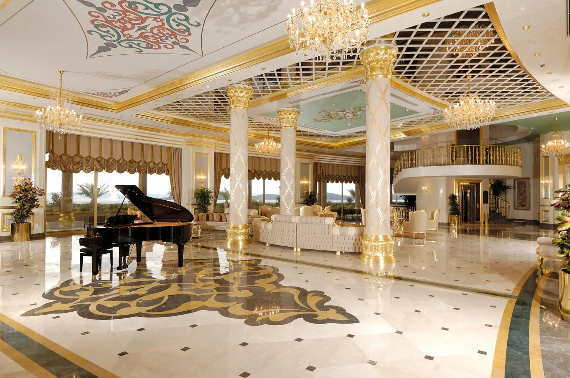 Lobby or reception in The Plaza Bodrum