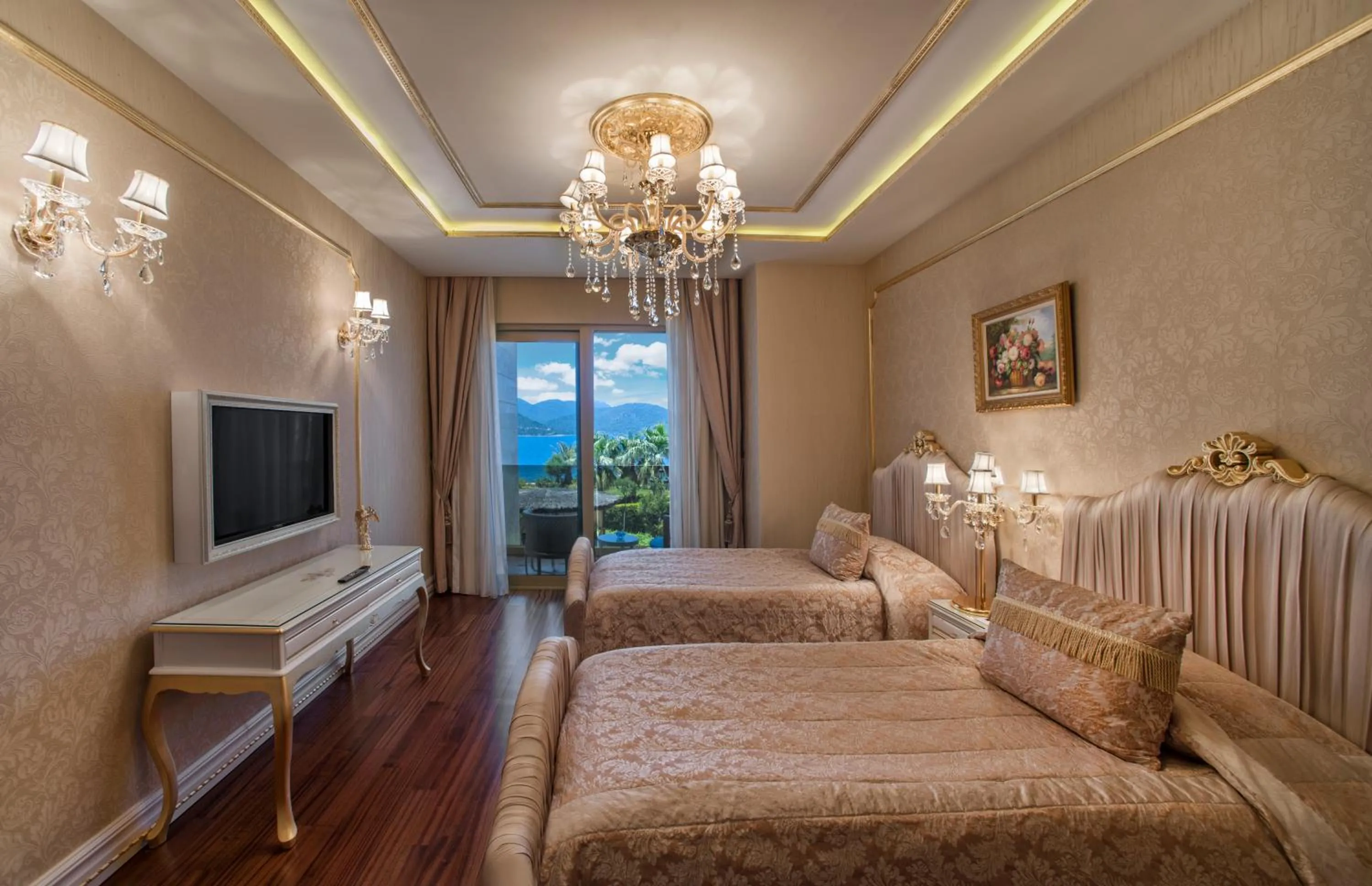 Bedroom in The Plaza Bodrum