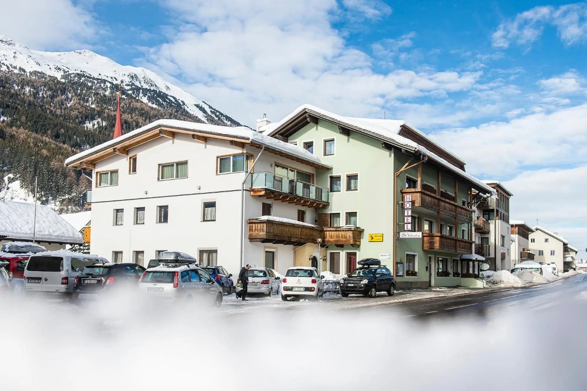 Property building in Garni Apparthotel St Valentin