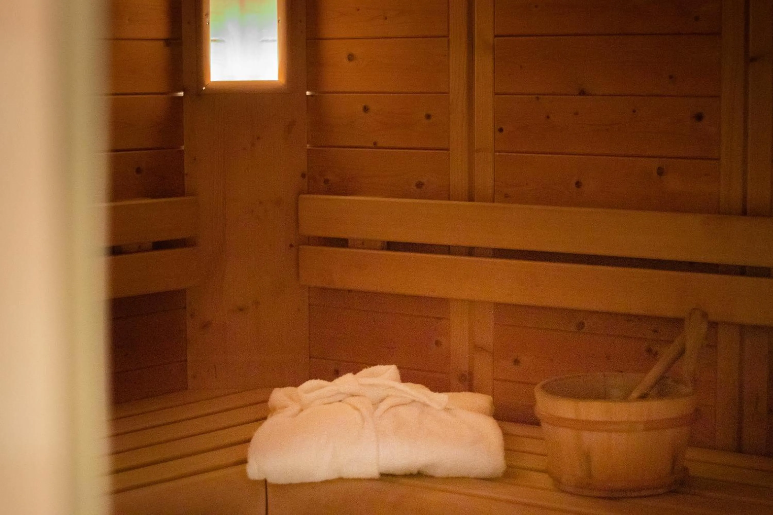 Sauna in Garni Apparthotel St Valentin