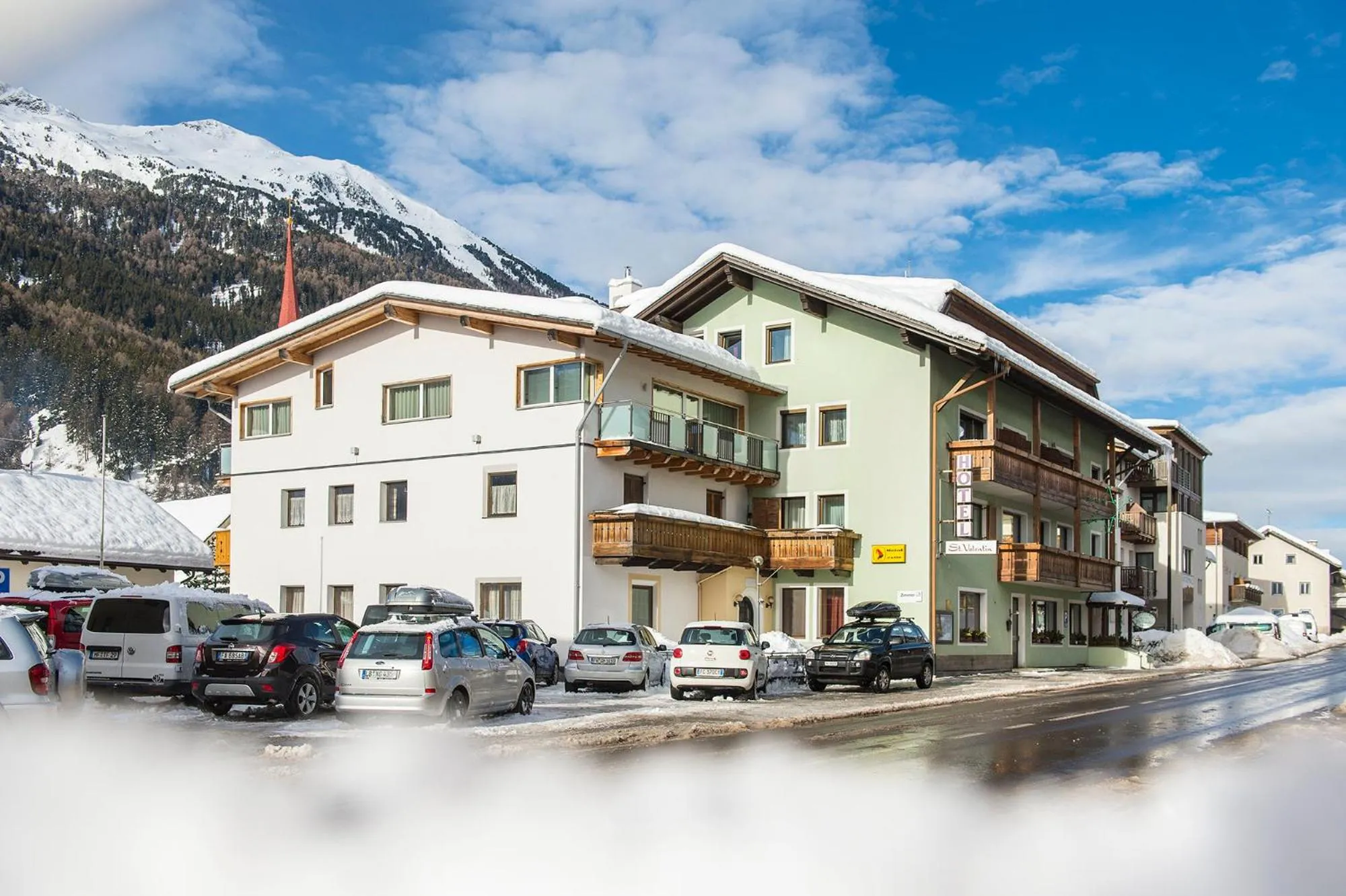 Property building in Garni Apparthotel St Valentin