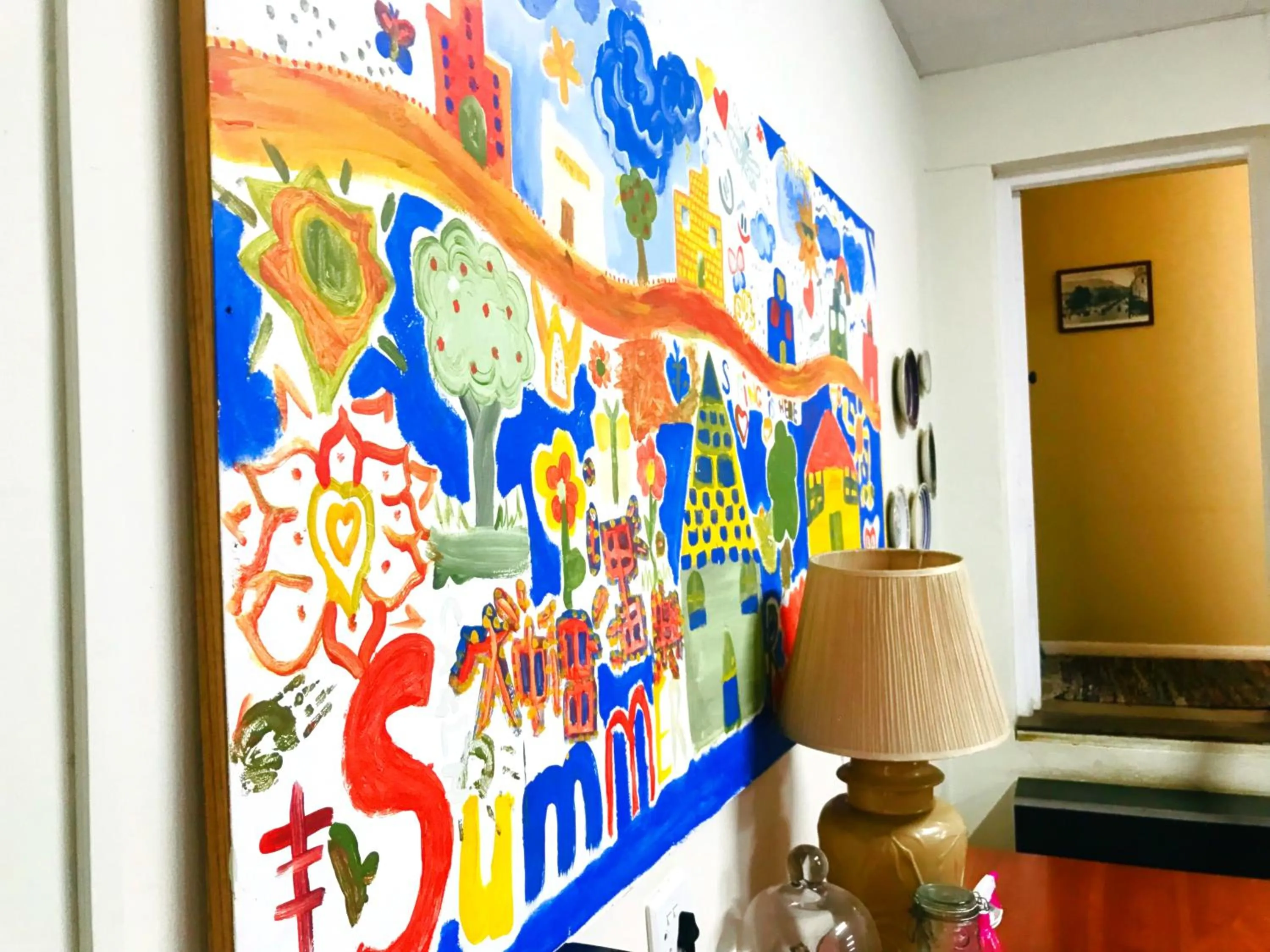 Decorative detail in Athenian Villa