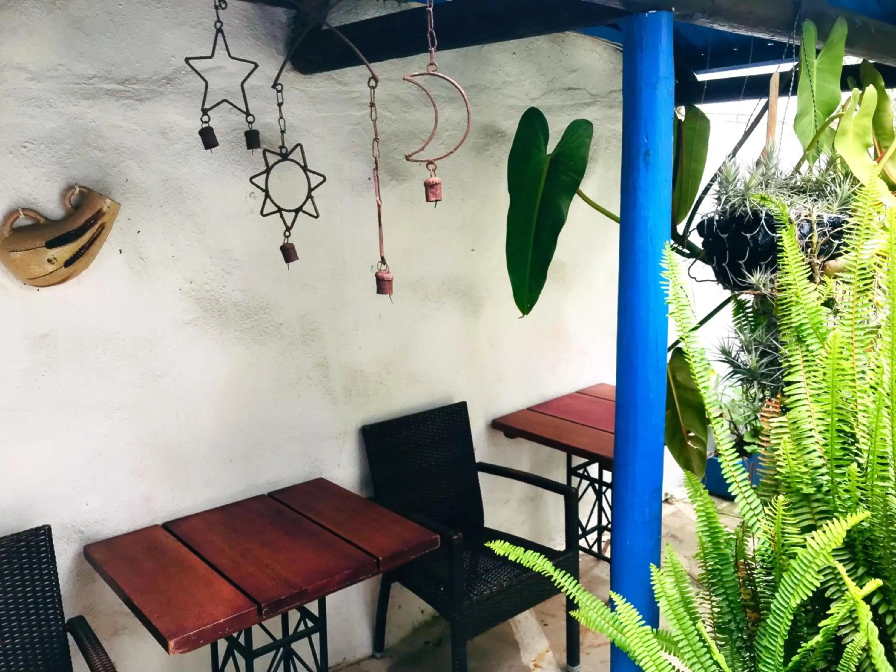Inner courtyard view in Athenian Villa