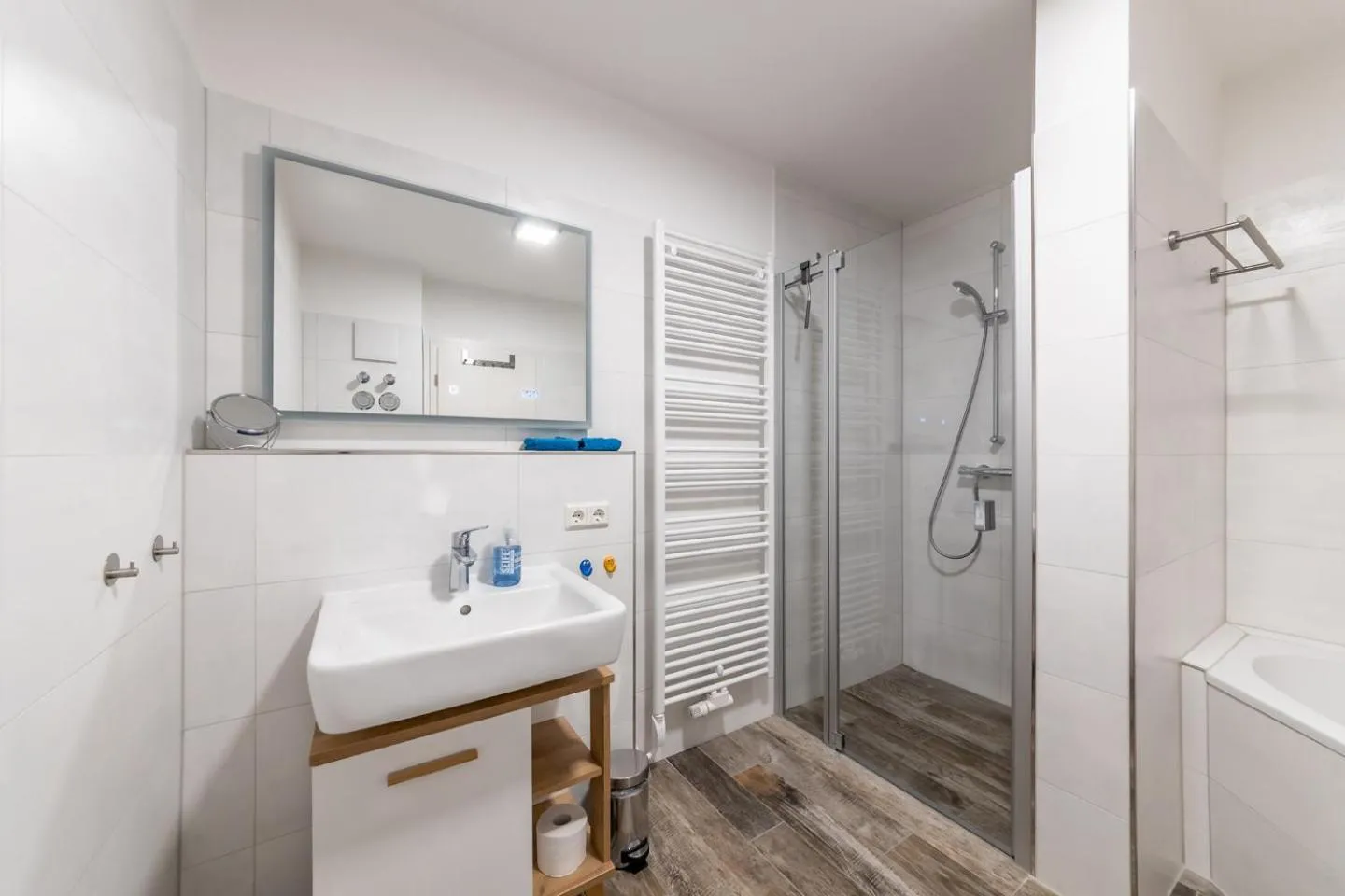 Bathroom in Dünenkieker Ferienwohnung