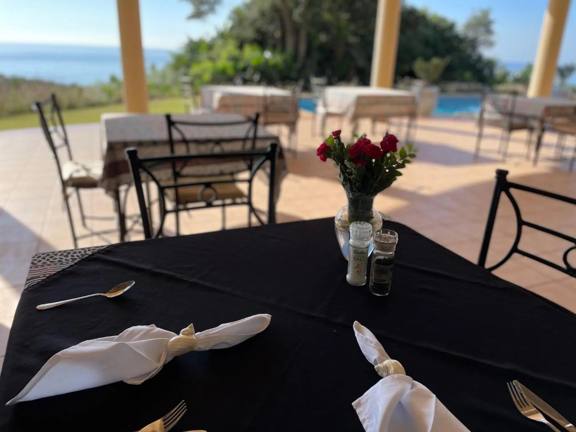 Patio in Albatross Guesthouse