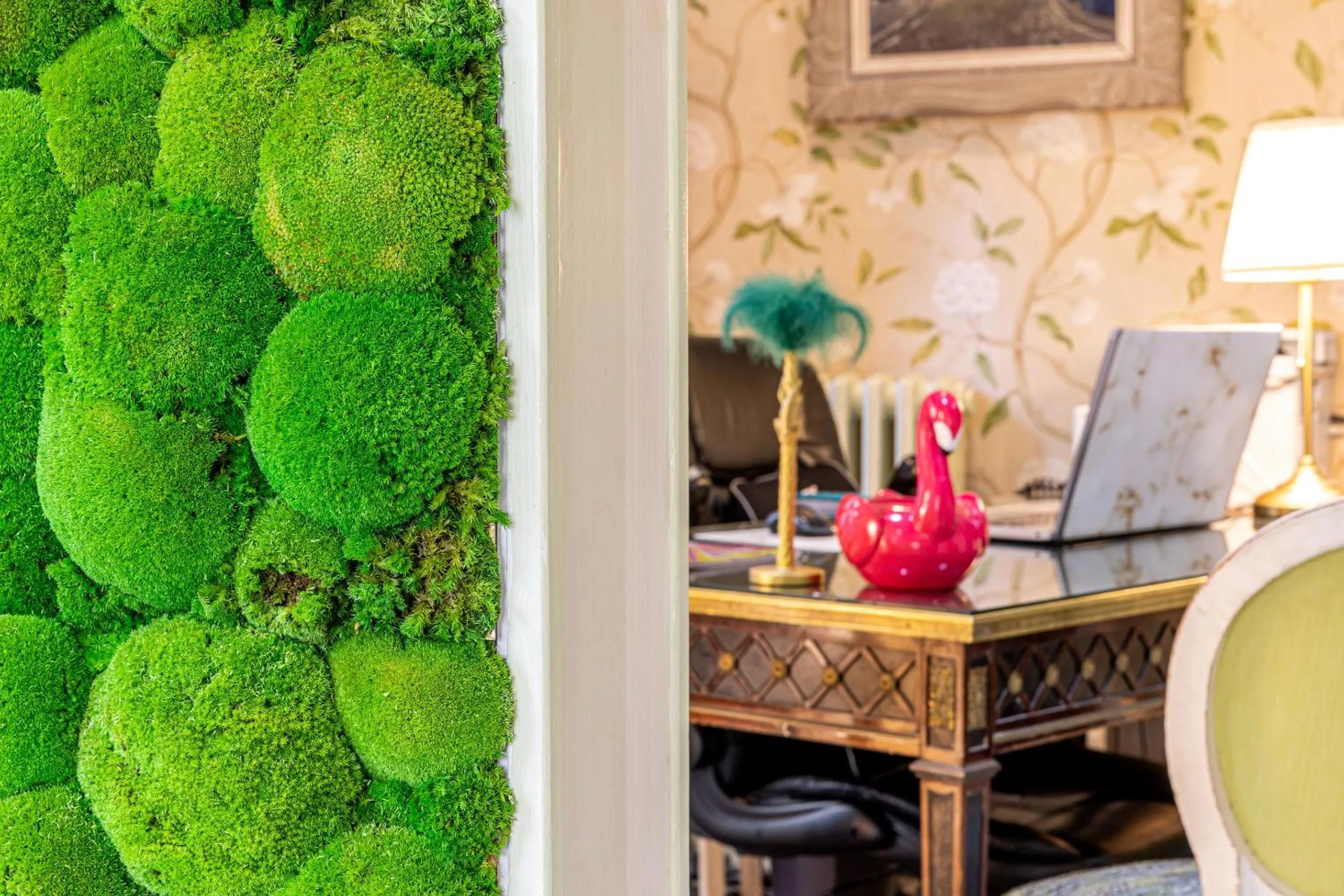 Decorative detail in Hotel Romance Malesherbes by Patrick Hayat