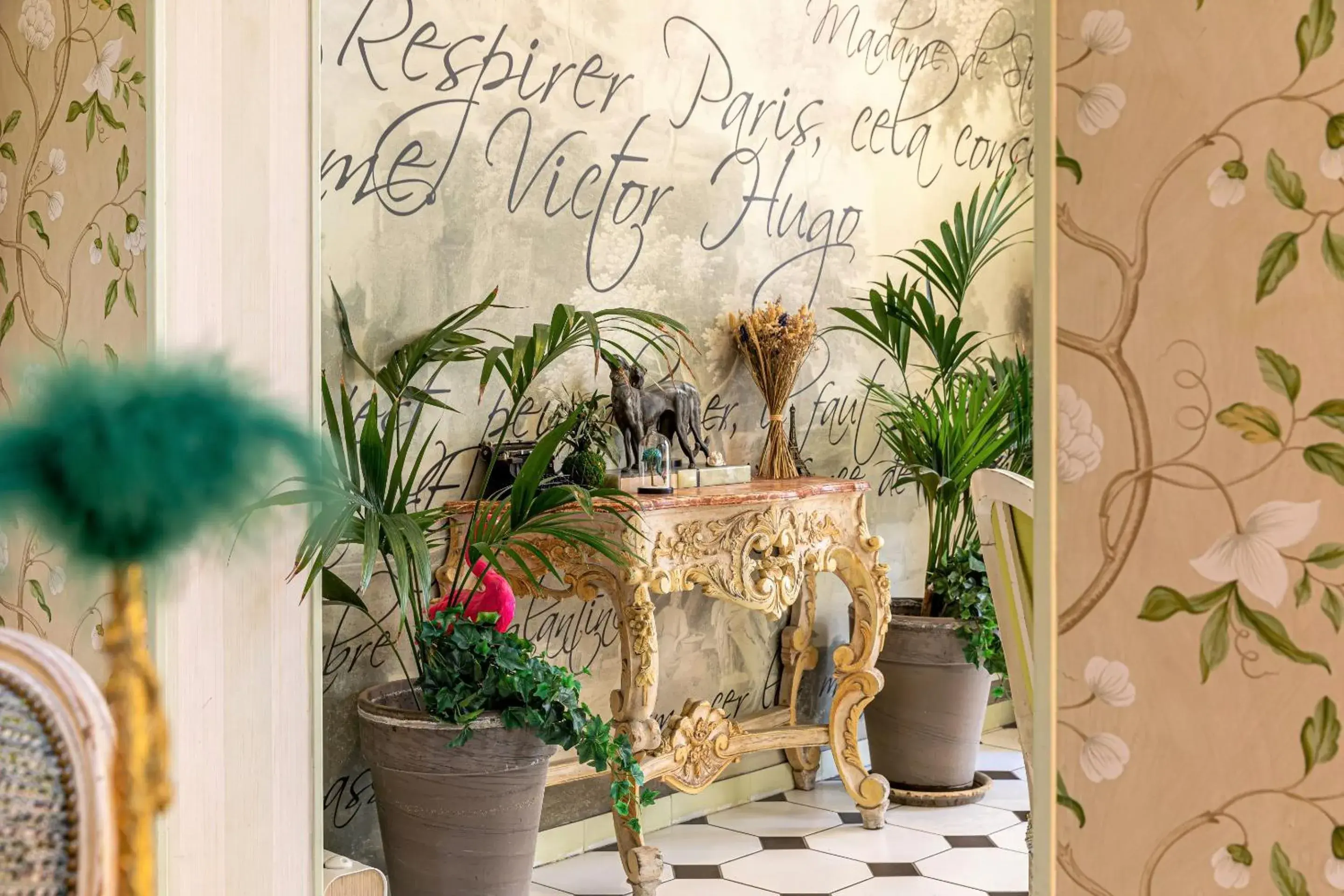 Lobby or reception in Hotel Romance Malesherbes by Patrick Hayat Lobby or reception in Hotel Romance Malesherbes by Patrick Hayat