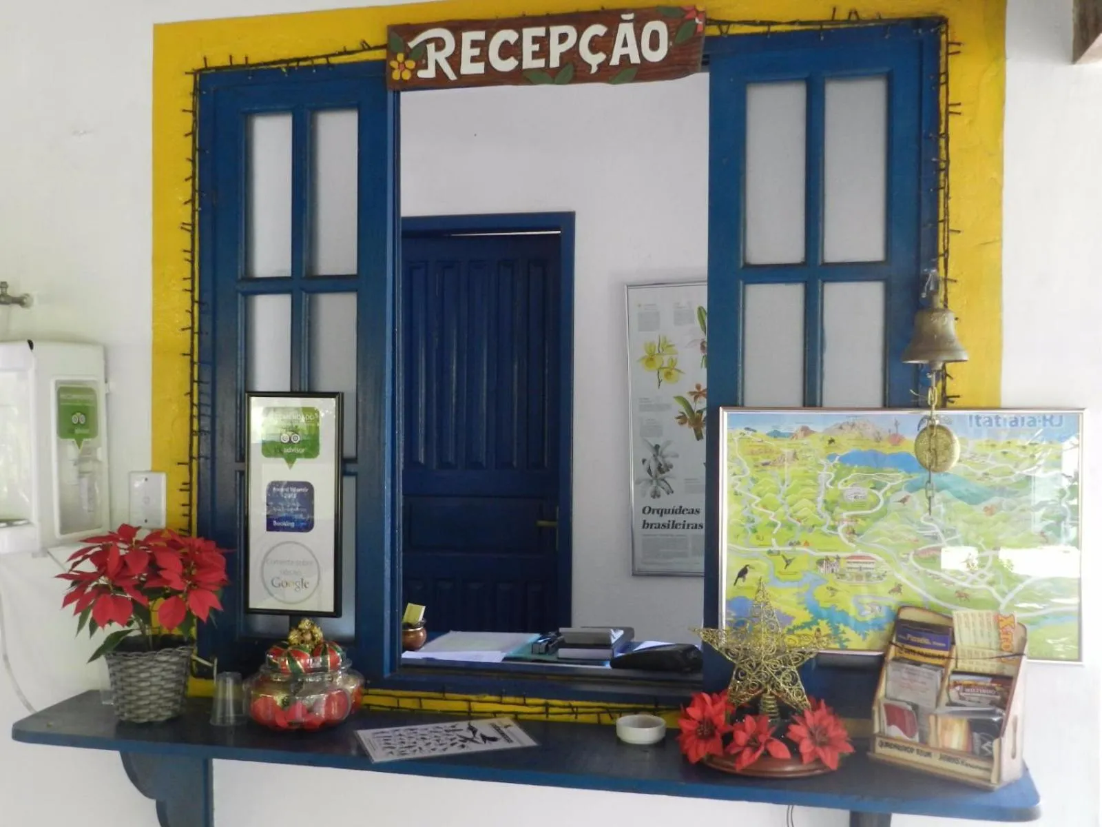 Lobby or reception in Pousada Ypê Amarelo