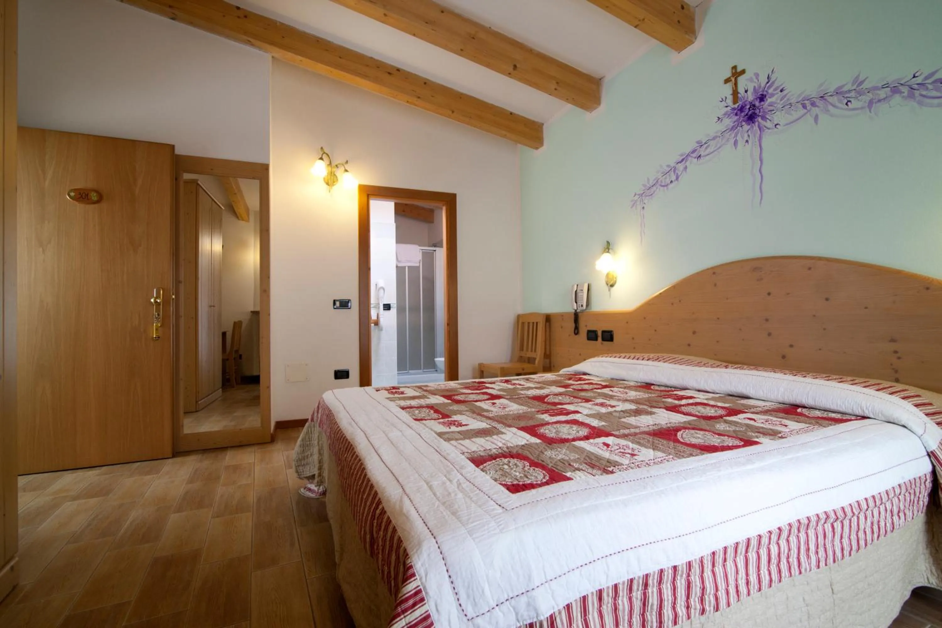 Bedroom, Bed in Hotel Sport