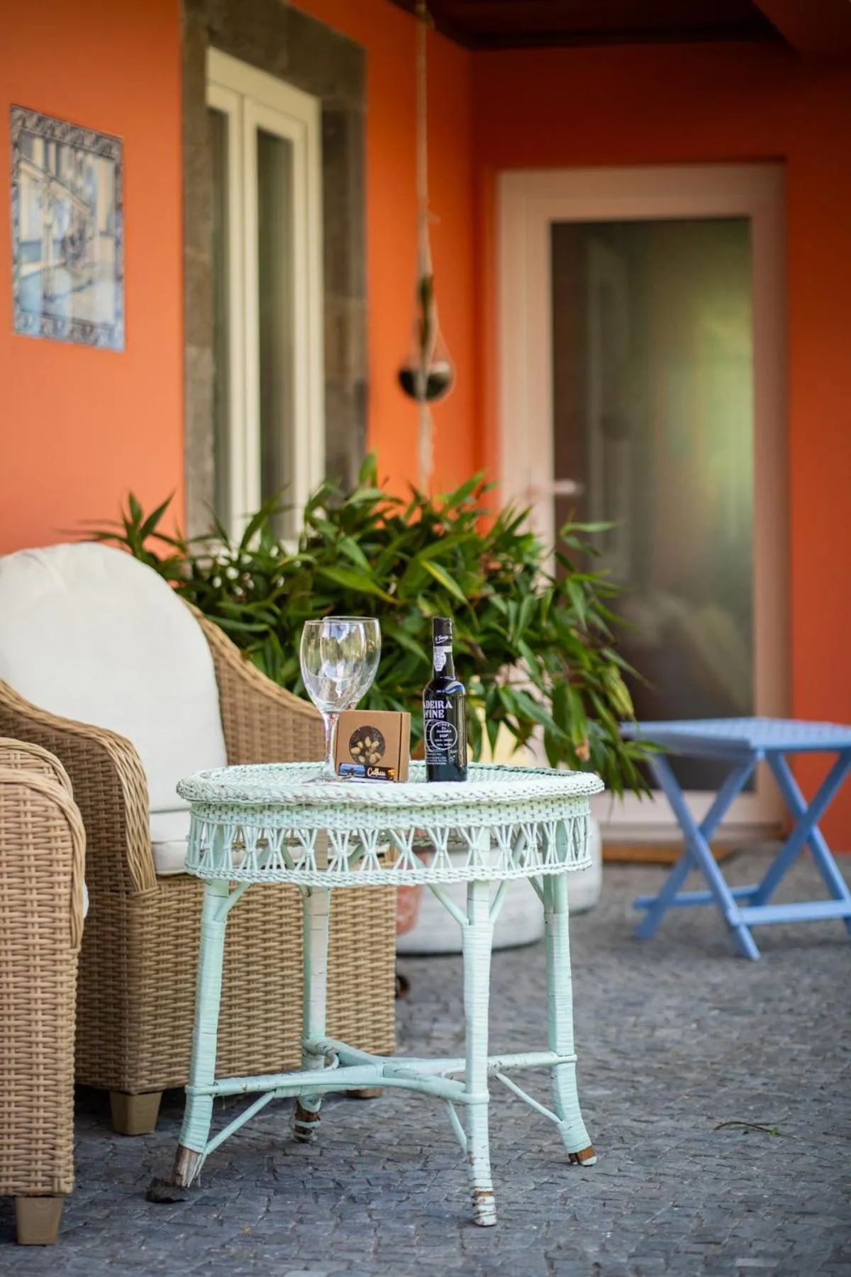 Patio in Madeira Surf Lodge