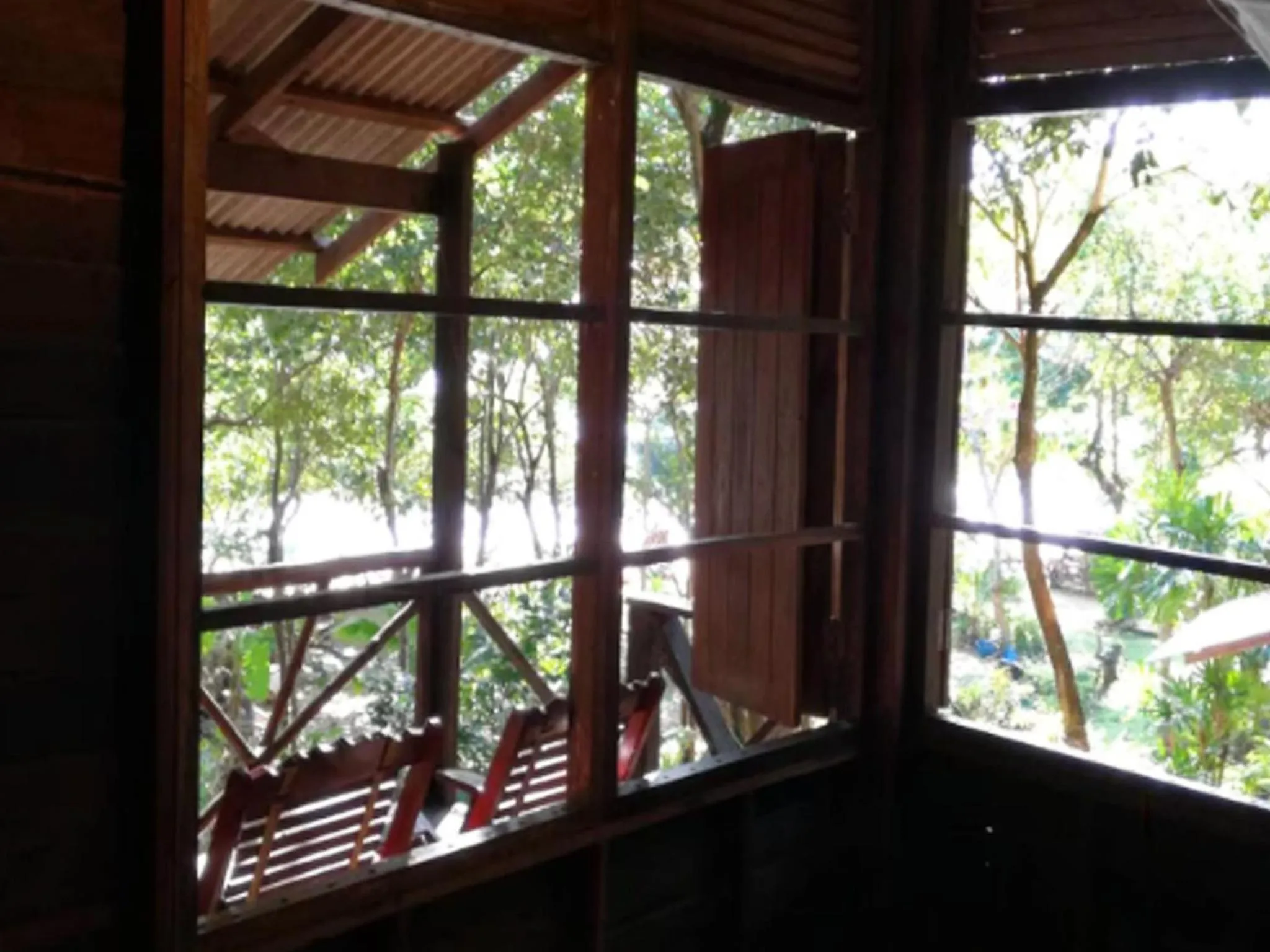 Patio in Bonhomie Beach Cottage