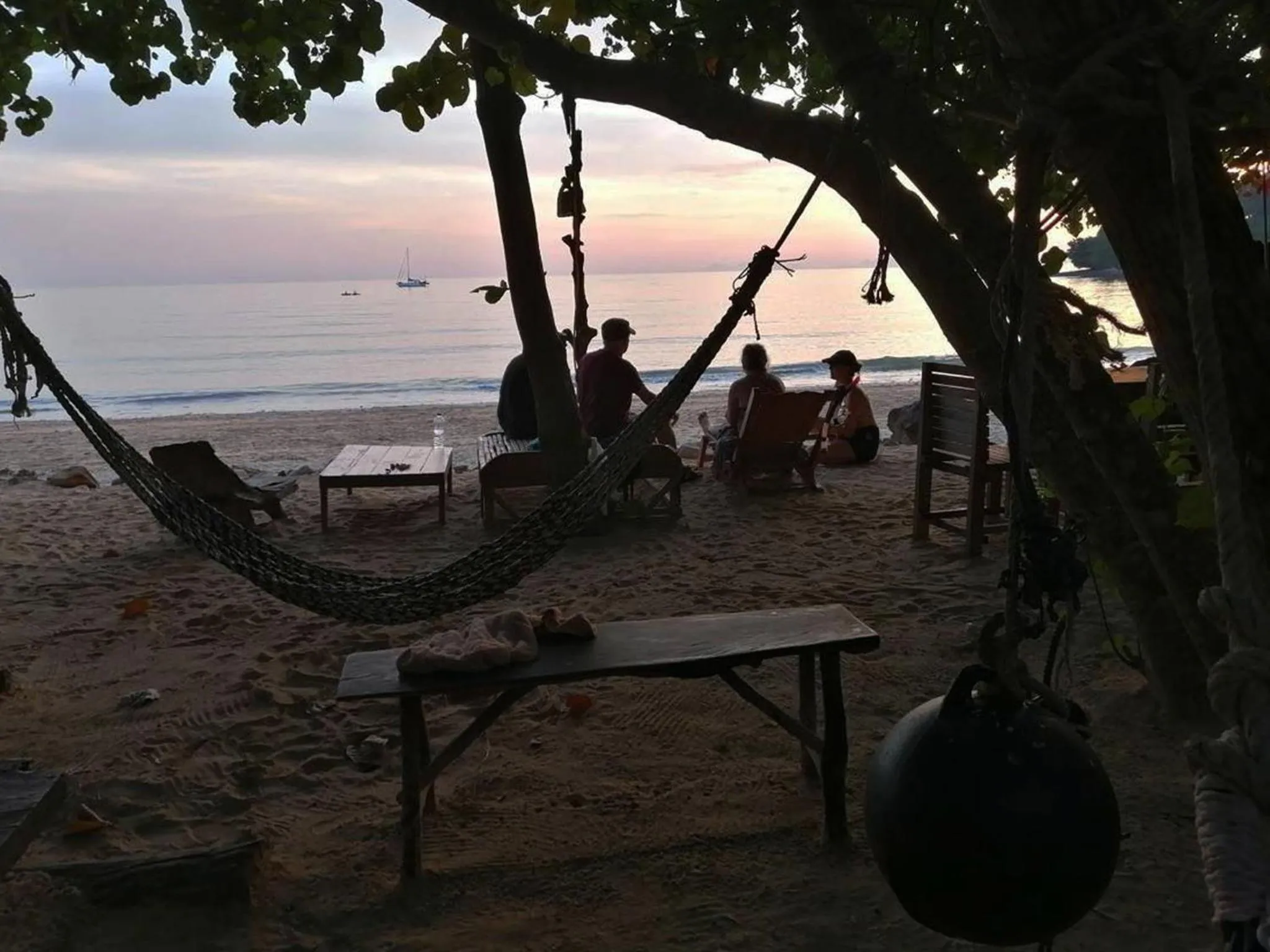 People in Bonhomie Beach Cottage
