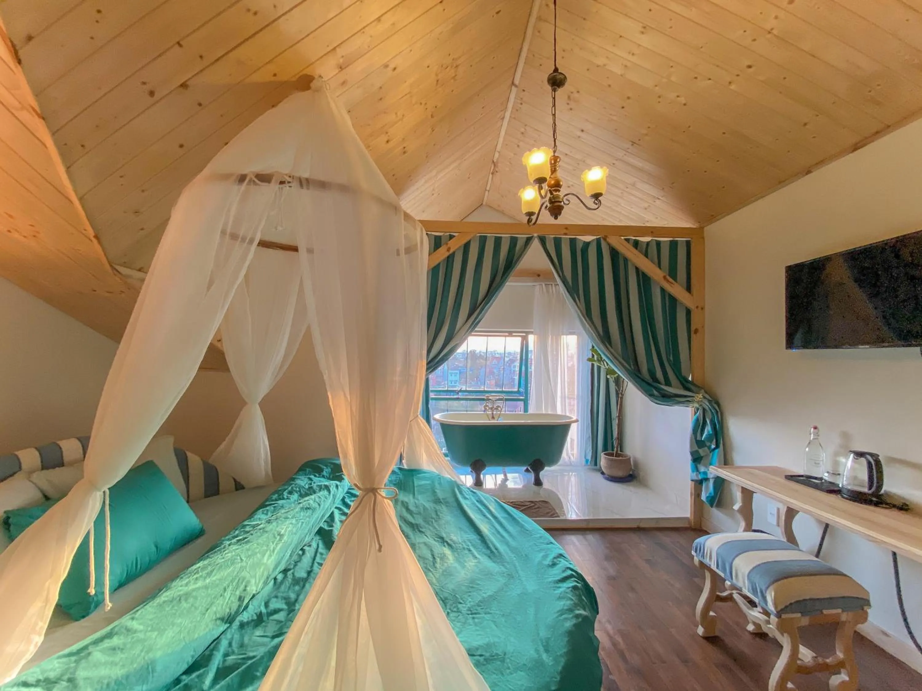 Living room, Bed in Lacasa May