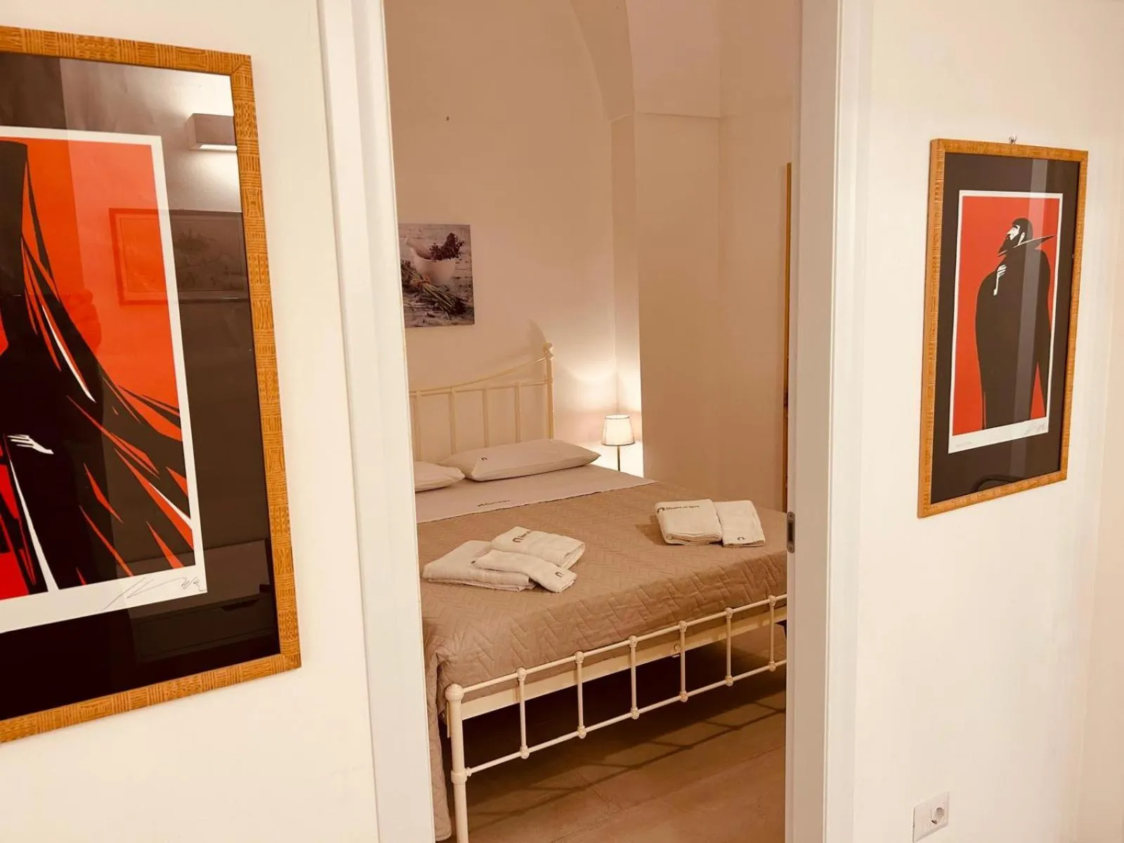 View (from property/room), Bed in Dimore di Lecce - La Corte