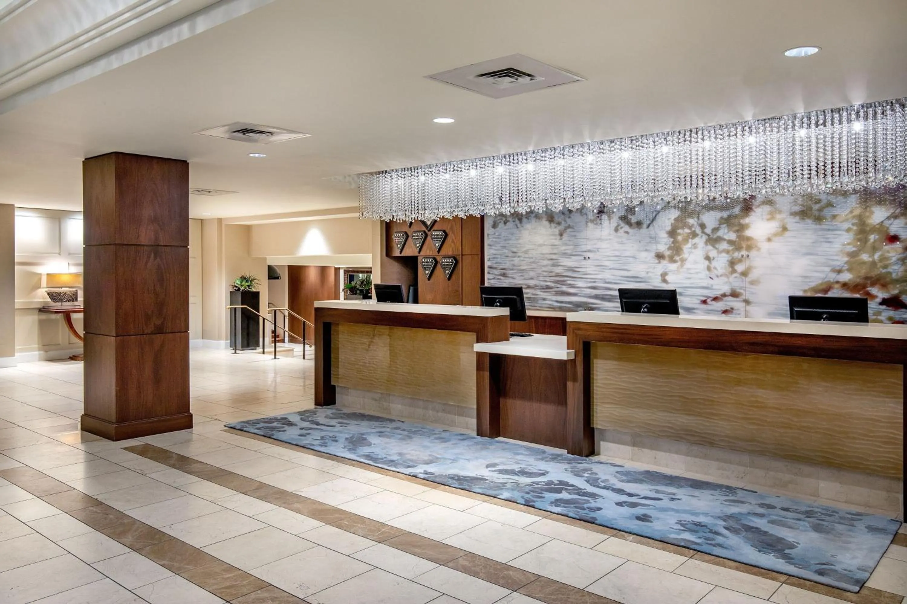Lobby or reception in Peoria Marriott Pere Marquette