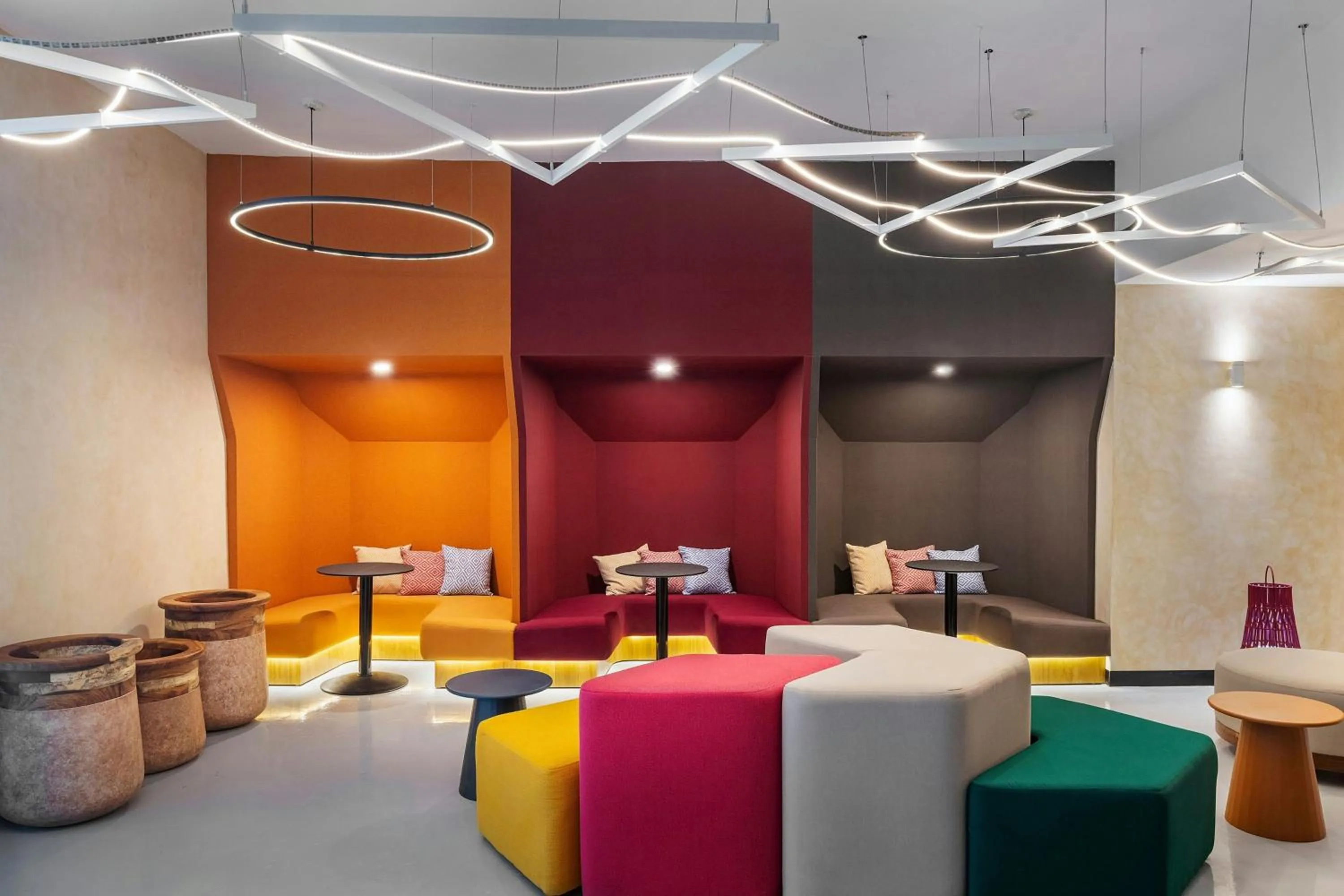 Lounge or bar in Aloft Cancun