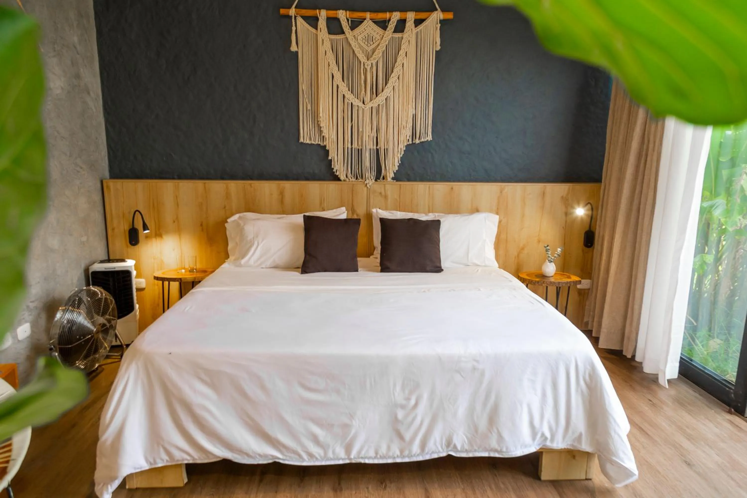 Bed in Ecohotel Monte Tierra Habitaciones y Glamping