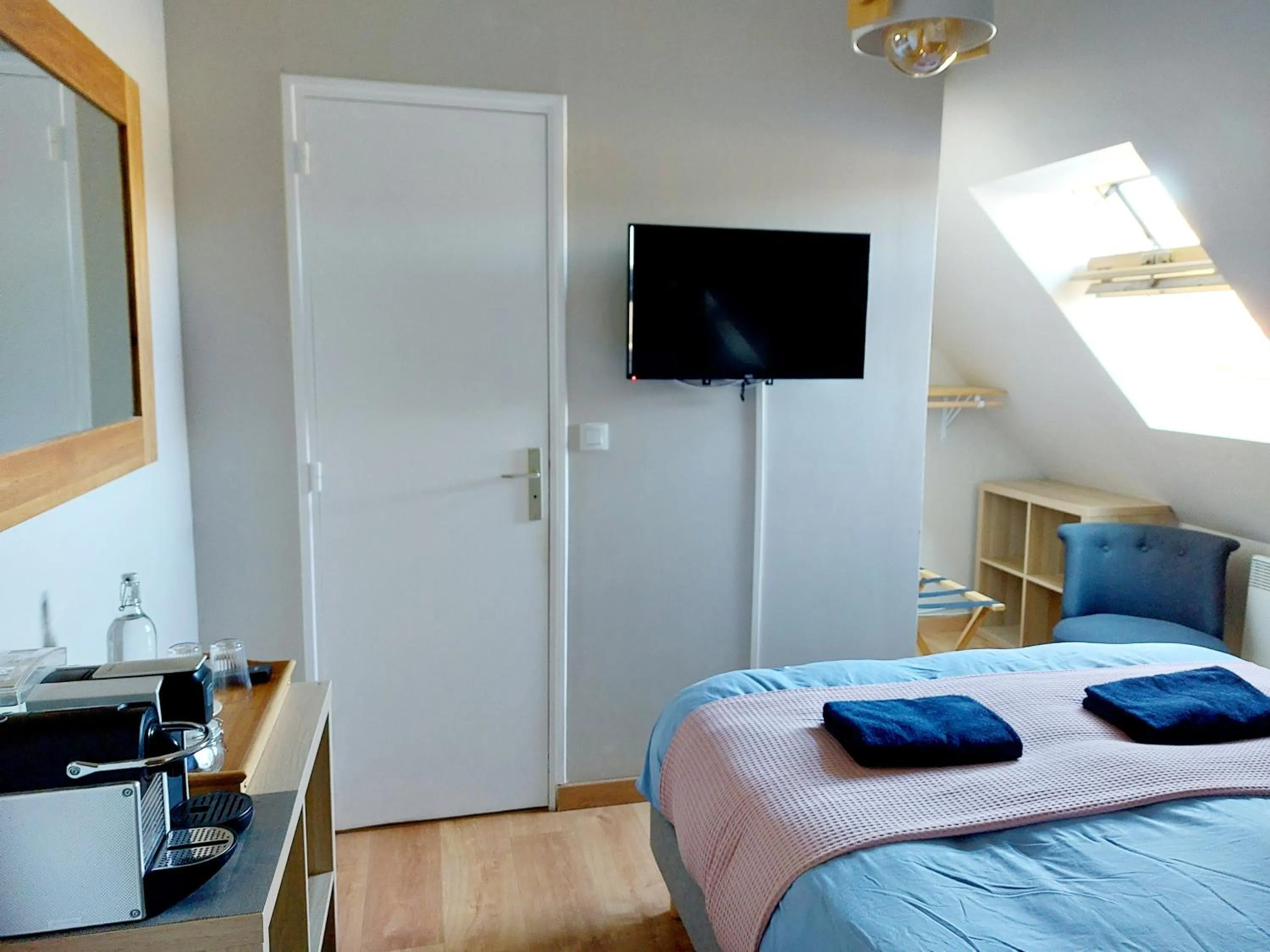 Bed in Chambres d'hôtes chez l'habitant - Bed & Breakfast homestay