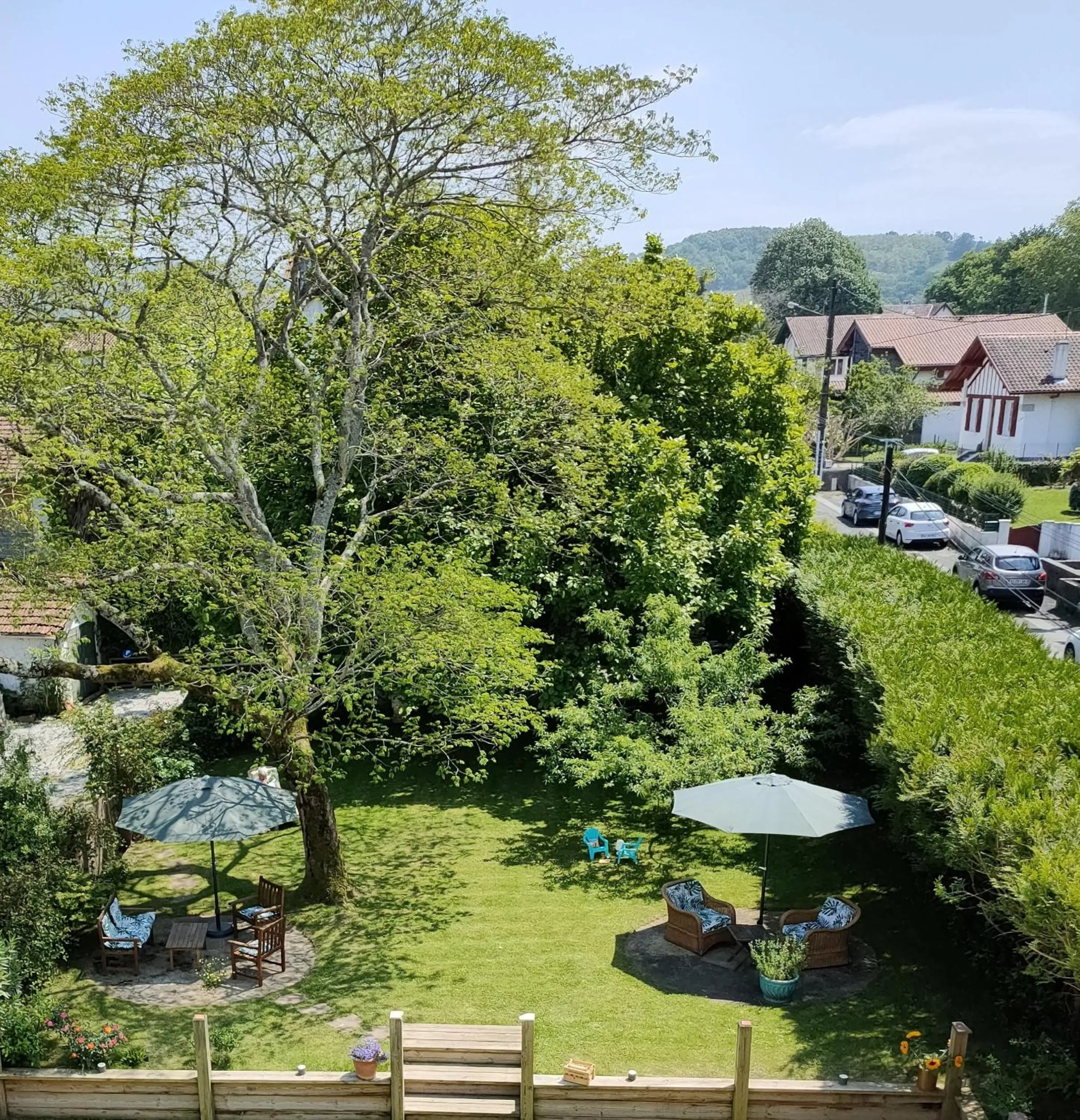 Garden in Hostellerie du Parc