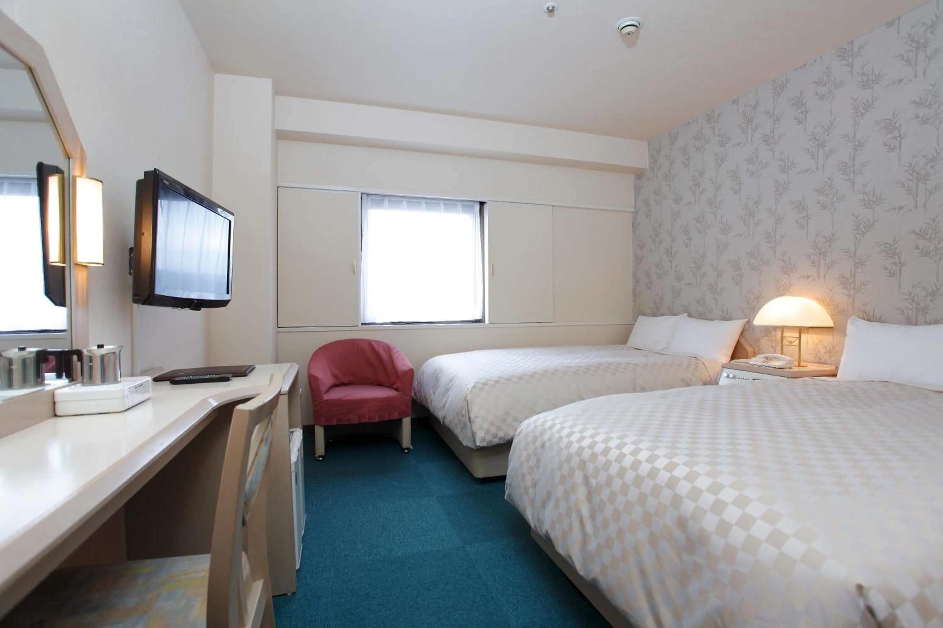 Day, Bed in Aizuwakamatsu Washington Hotel