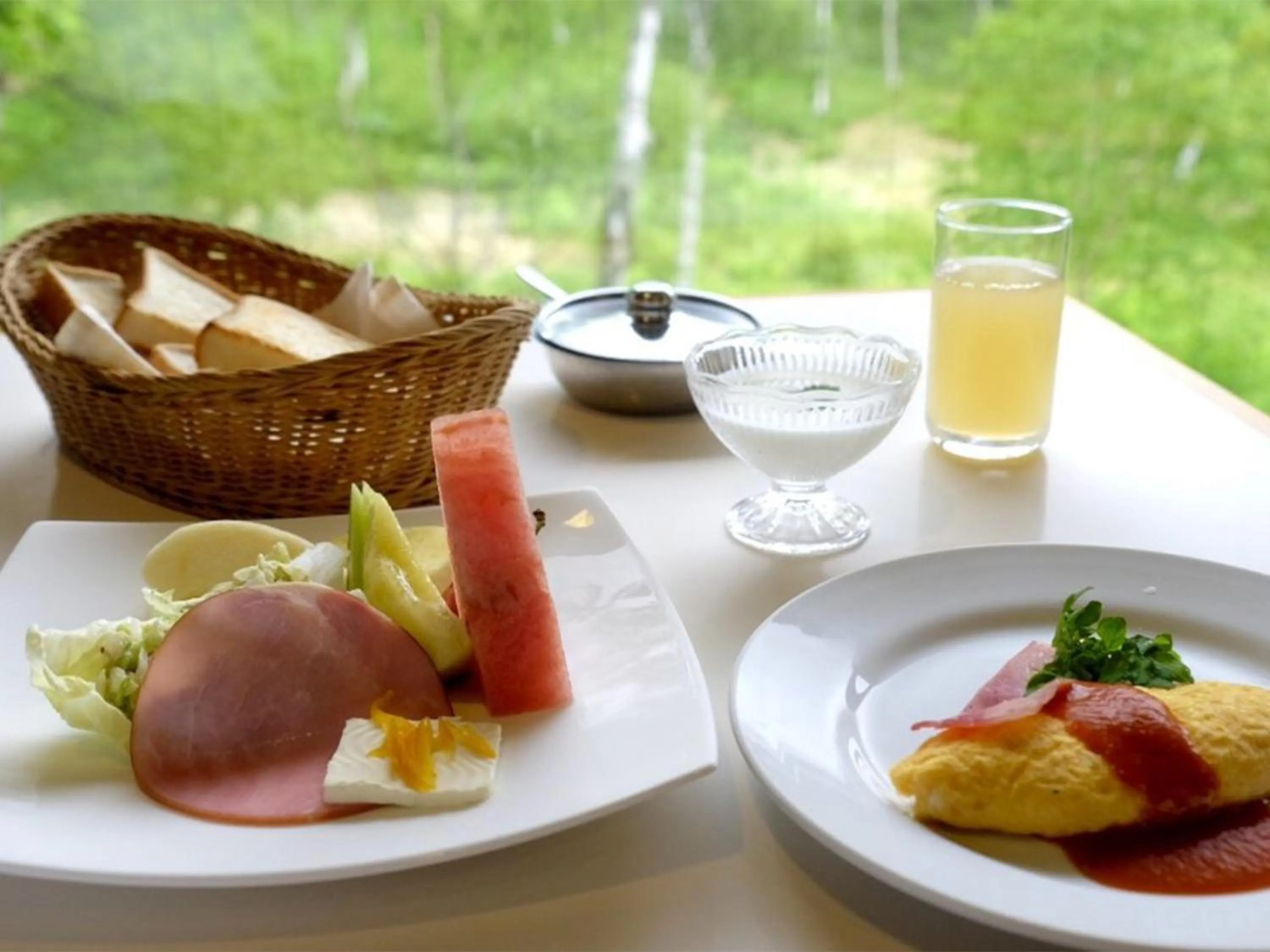 Breakfast in Ishinoyu Lodge