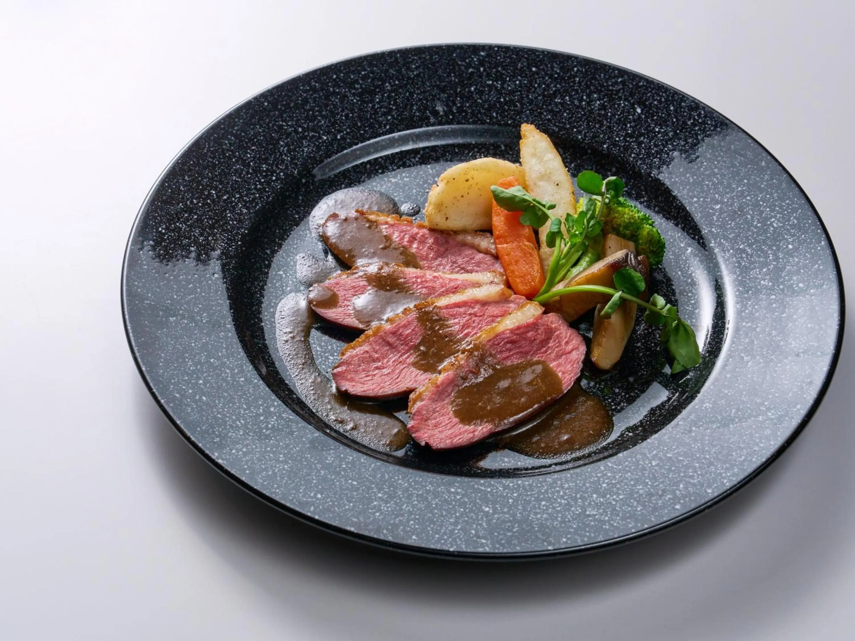 Food close-up in Ishinoyu Lodge