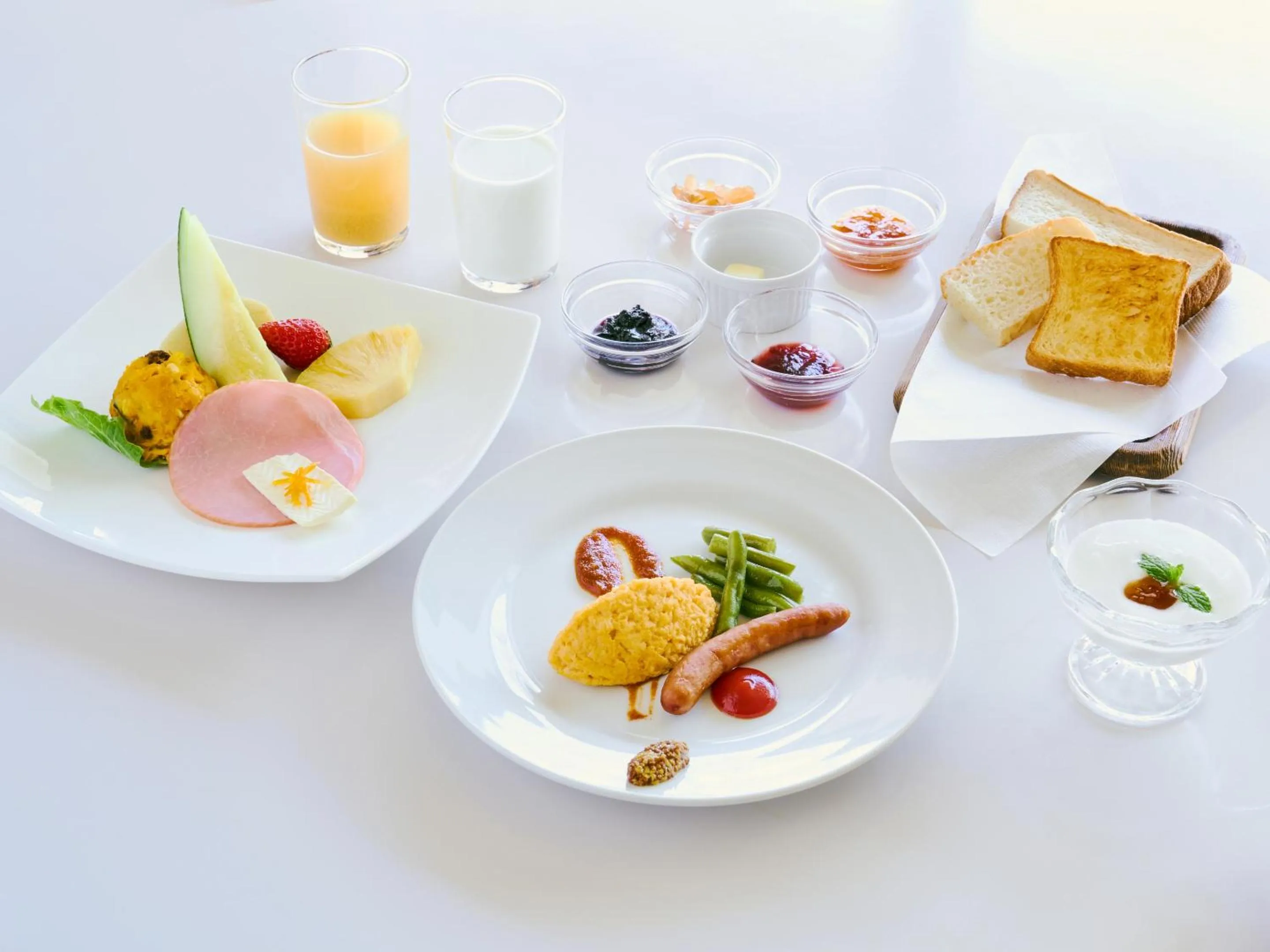 Breakfast in Ishinoyu Lodge