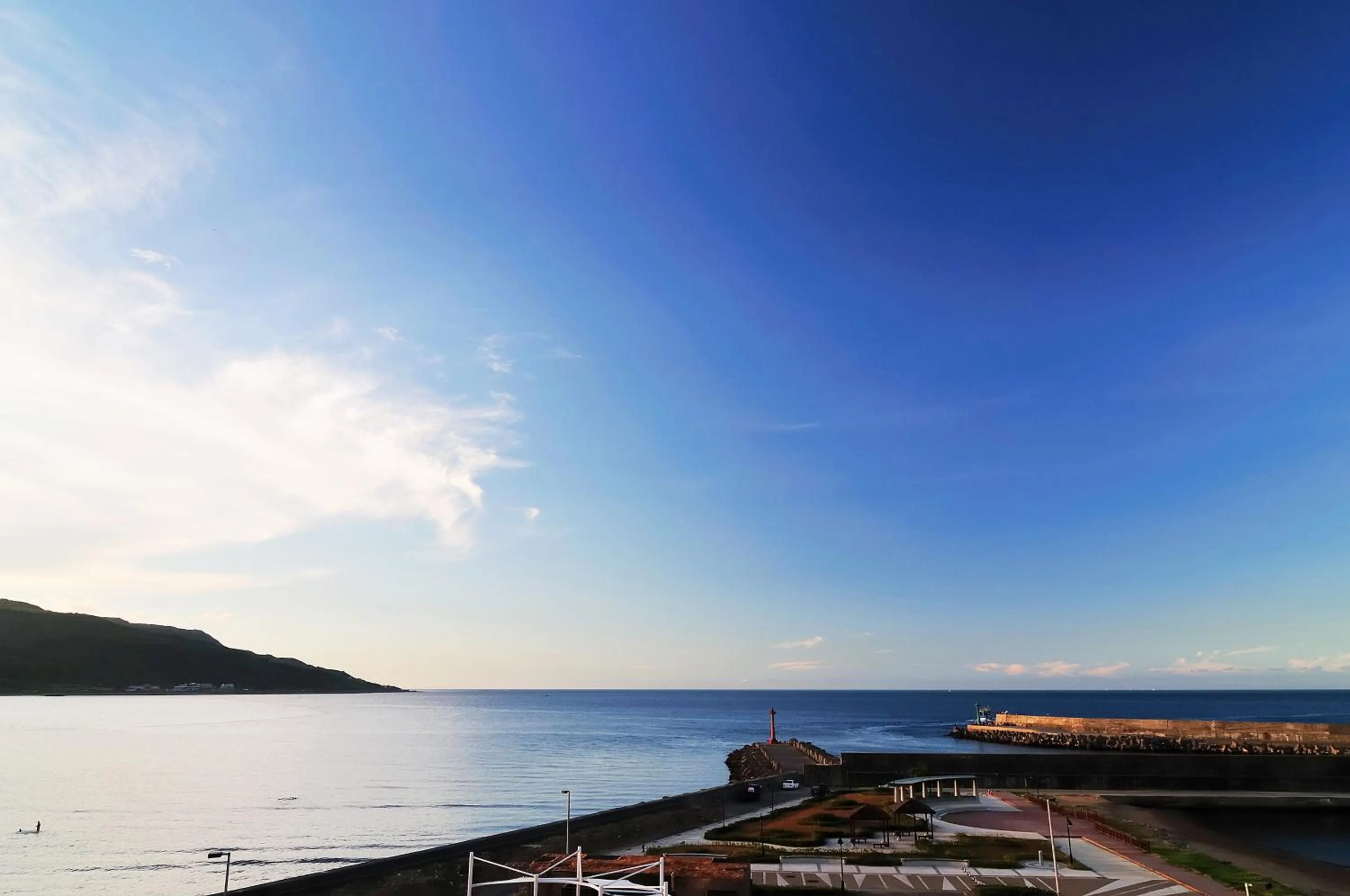 Sea view in JinShan Sakura Bay Hot Spring Hotel
