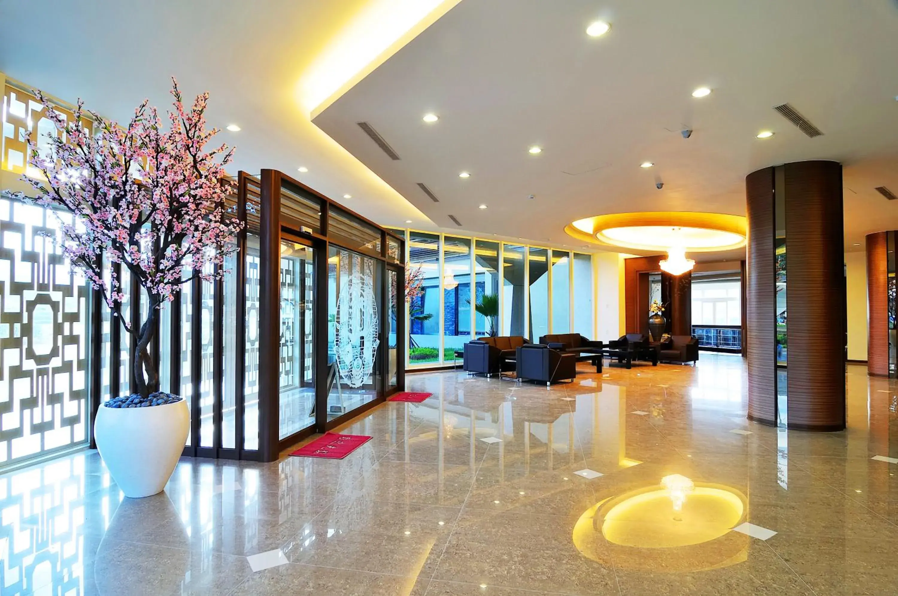 Lobby or reception in JinShan Sakura Bay Hot Spring Hotel Lobby or reception in JinShan Sakura Bay Hot Spring Hotel
