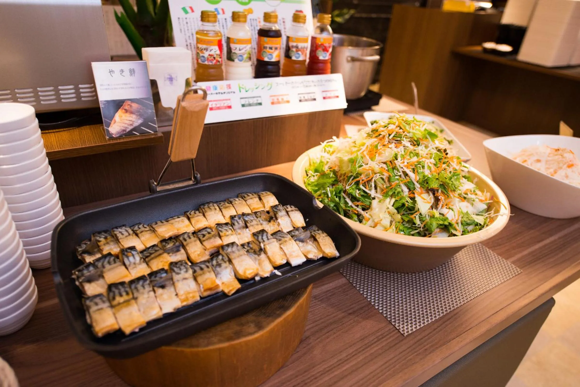 Food in Natural Hot Spring SUPER HOTEL Kumamoto Chamber of Commerce