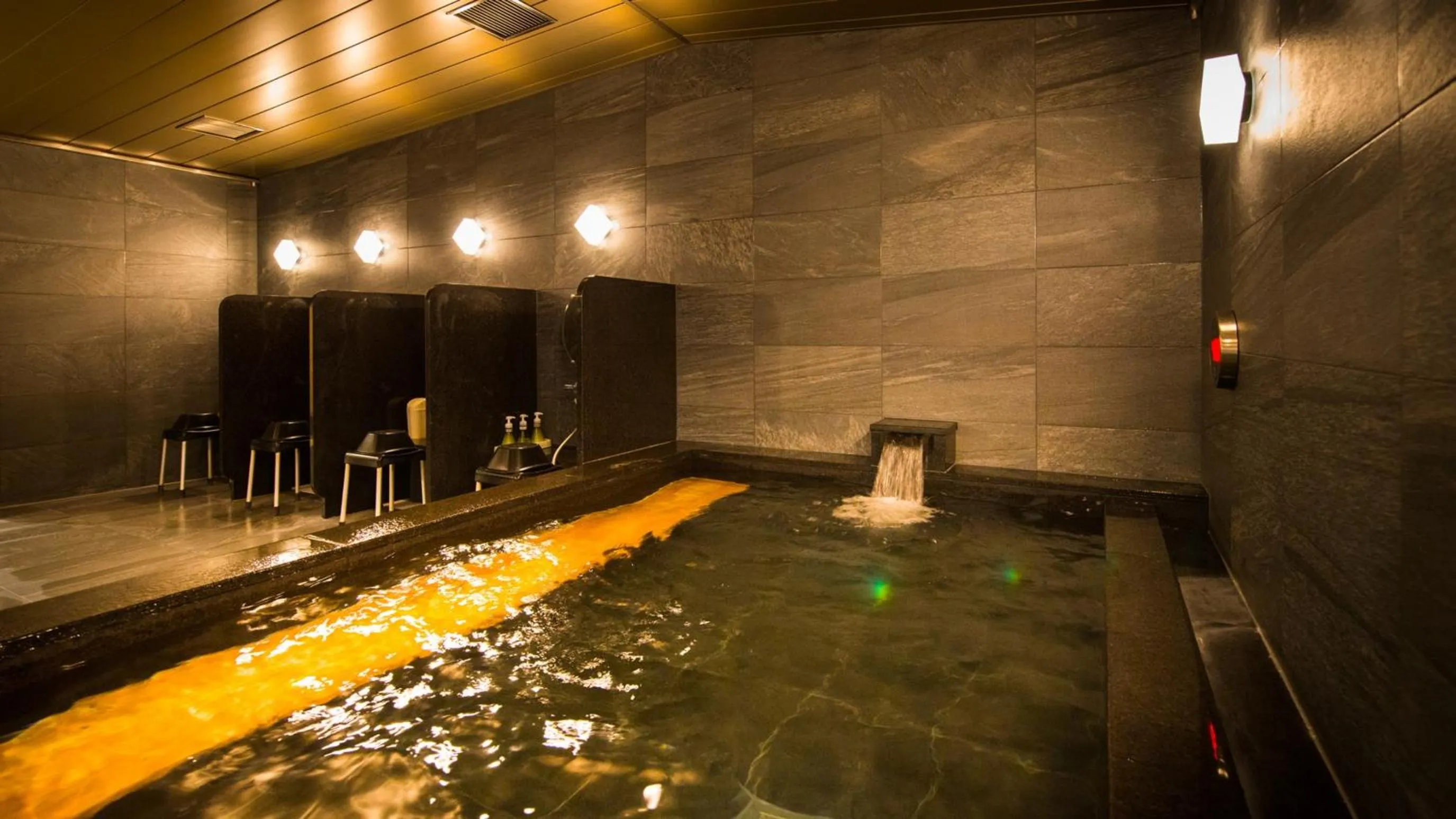 Hot Tub in Natural Hot Spring SUPER HOTEL Kumamoto Chamber of Commerce
