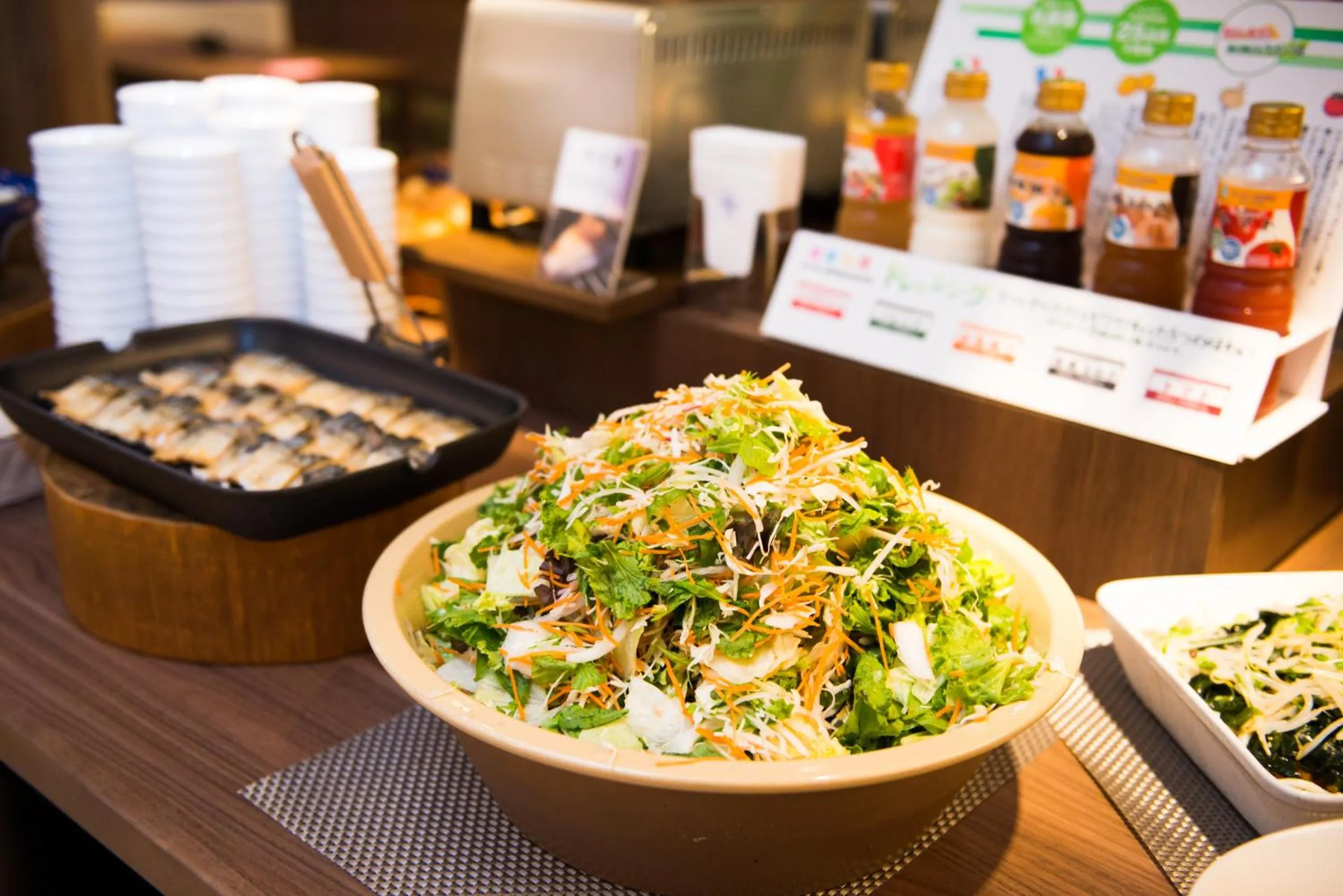 Food in Natural Hot Spring SUPER HOTEL Kumamoto Chamber of Commerce