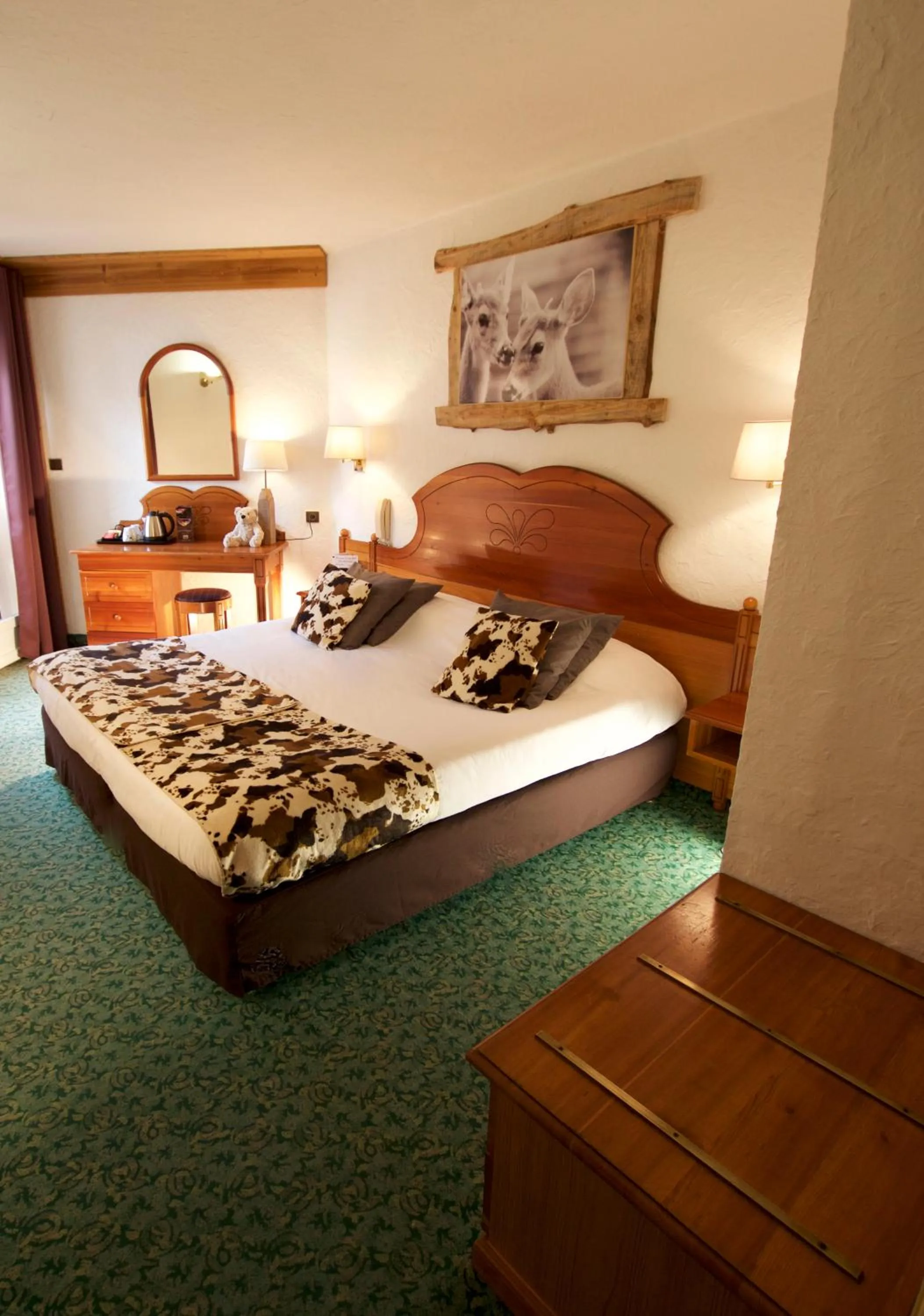 Bed in Hôtel Serre Palas